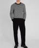 Wool-Blend Striped Crewneck Sweater sold by Club Monaco