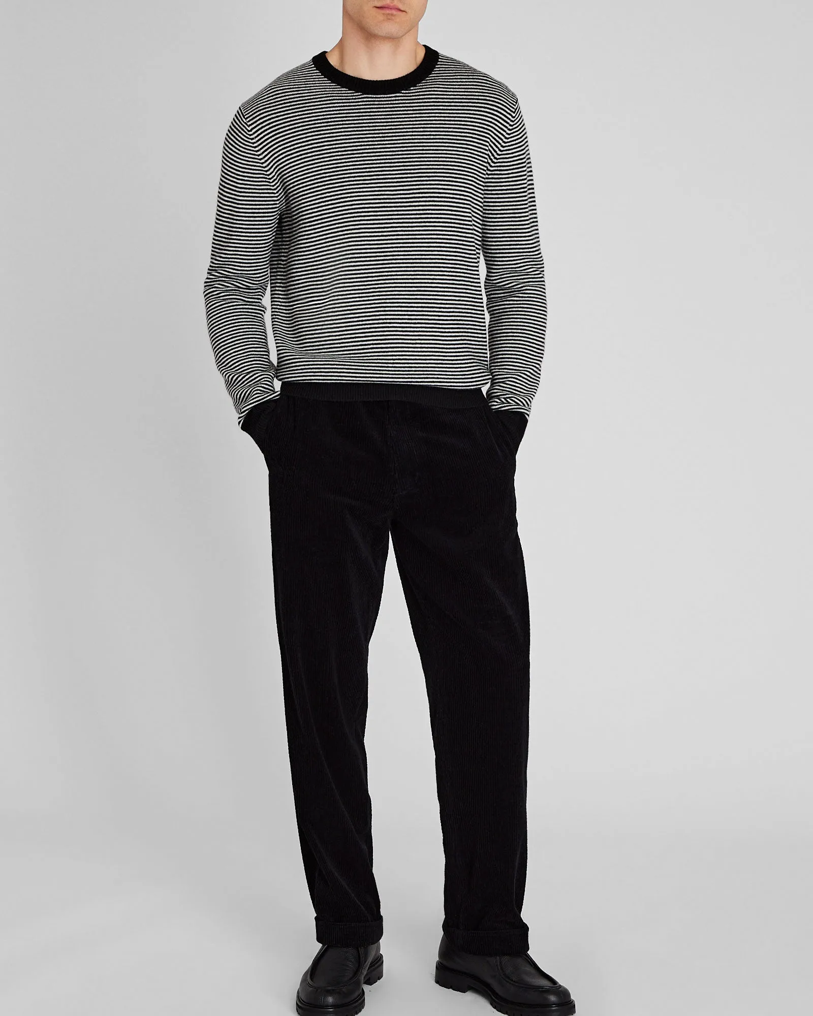 Wool-Blend Striped Crewneck Sweater sold by Club Monaco product image thumbnail 4