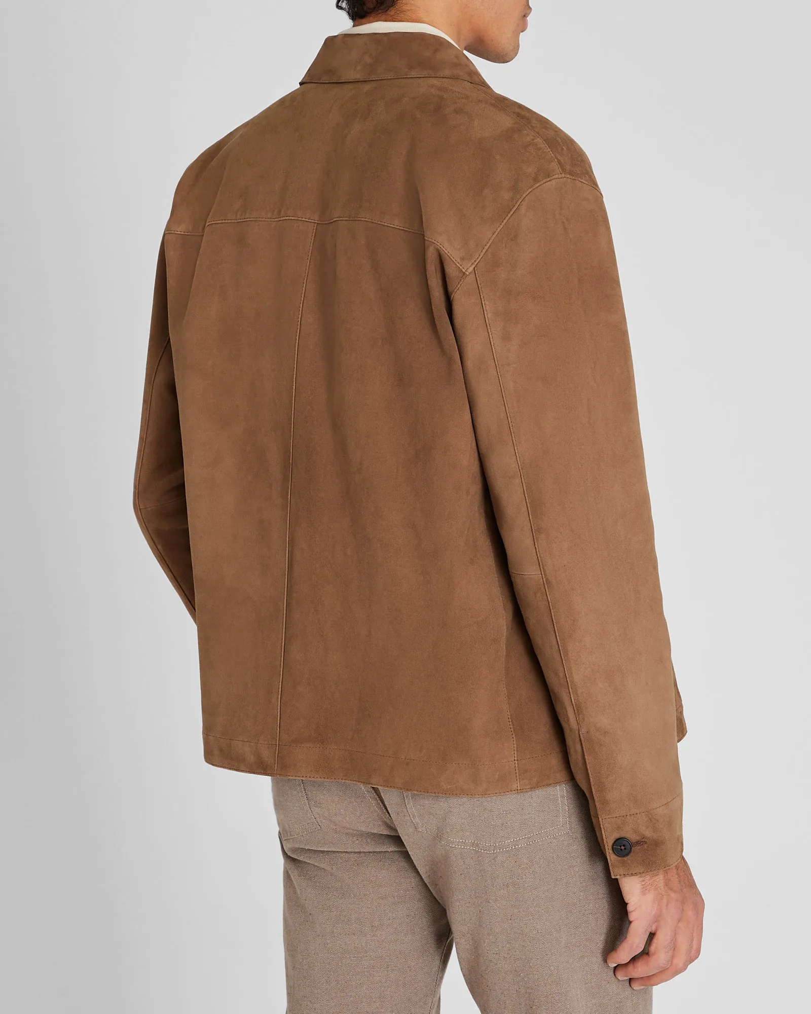 Lightweight Suede Jacket sold by Club Monaco product image thumbnail 4