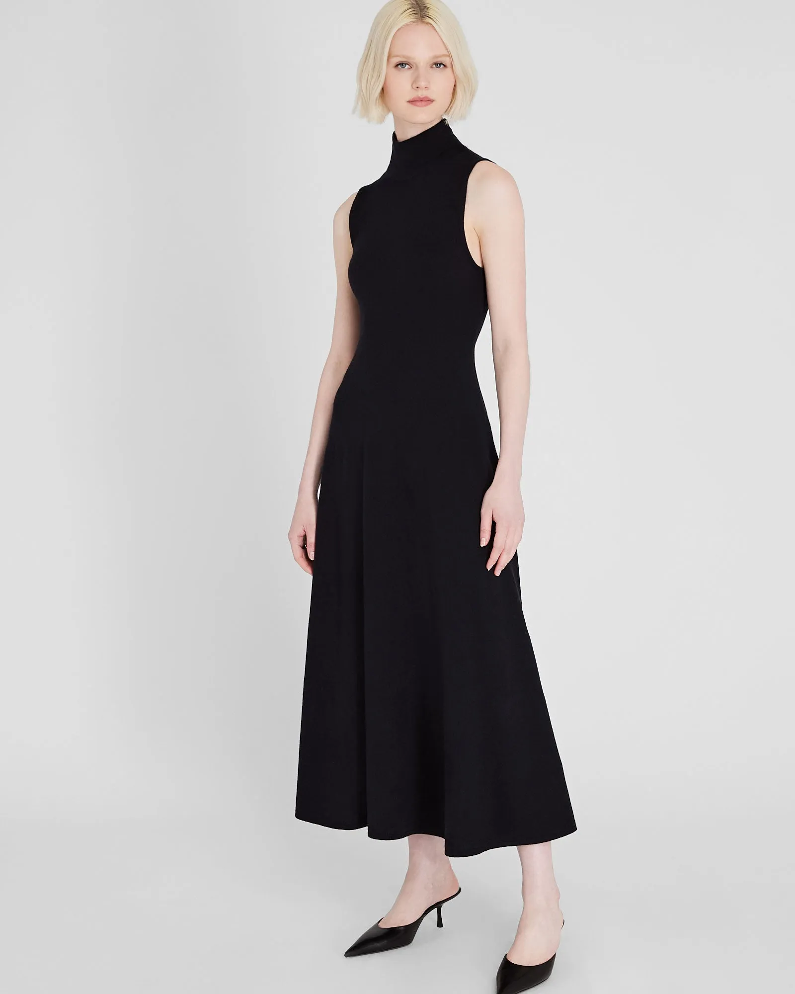Sleeveless Turtleneck Maxi Dress sold by Club Monaco product image thumbnail 4