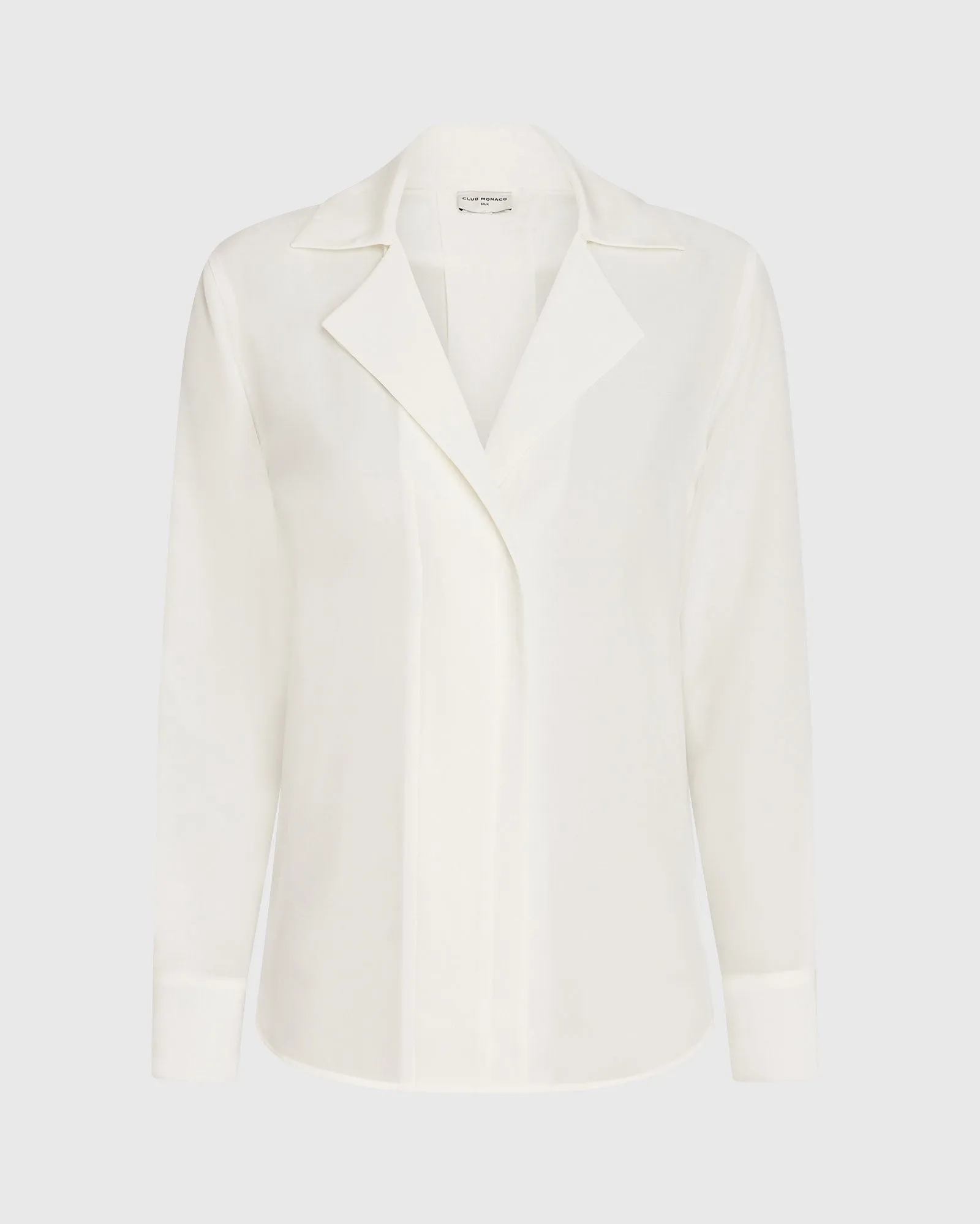 Silk Open-Neck Blouse sold by Club Monaco product image thumbnail 5
