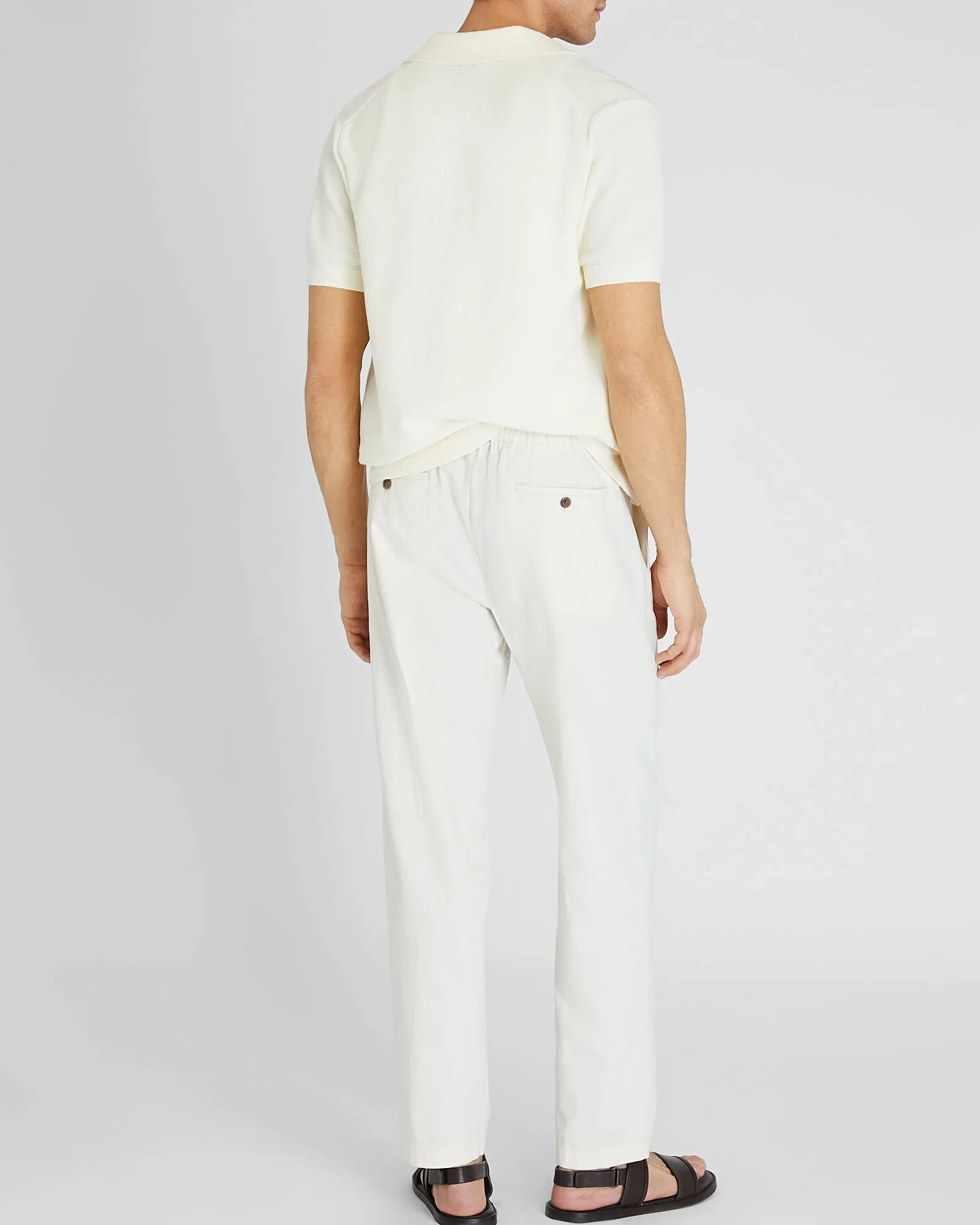 Linen Elasticated Trouser sold by Club Monaco product image thumbnail 4
