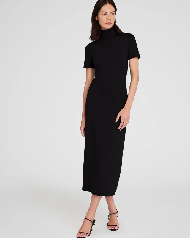 Mockneck Knit Maxi Dress sold by Club Monaco