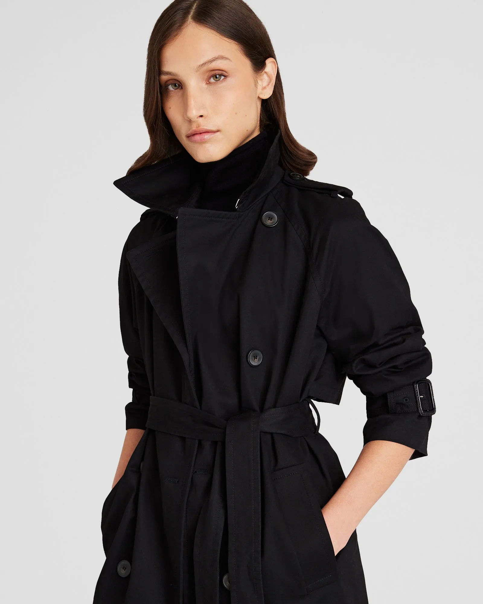 Twill Trench sold by Club Monaco product image thumbnail 3