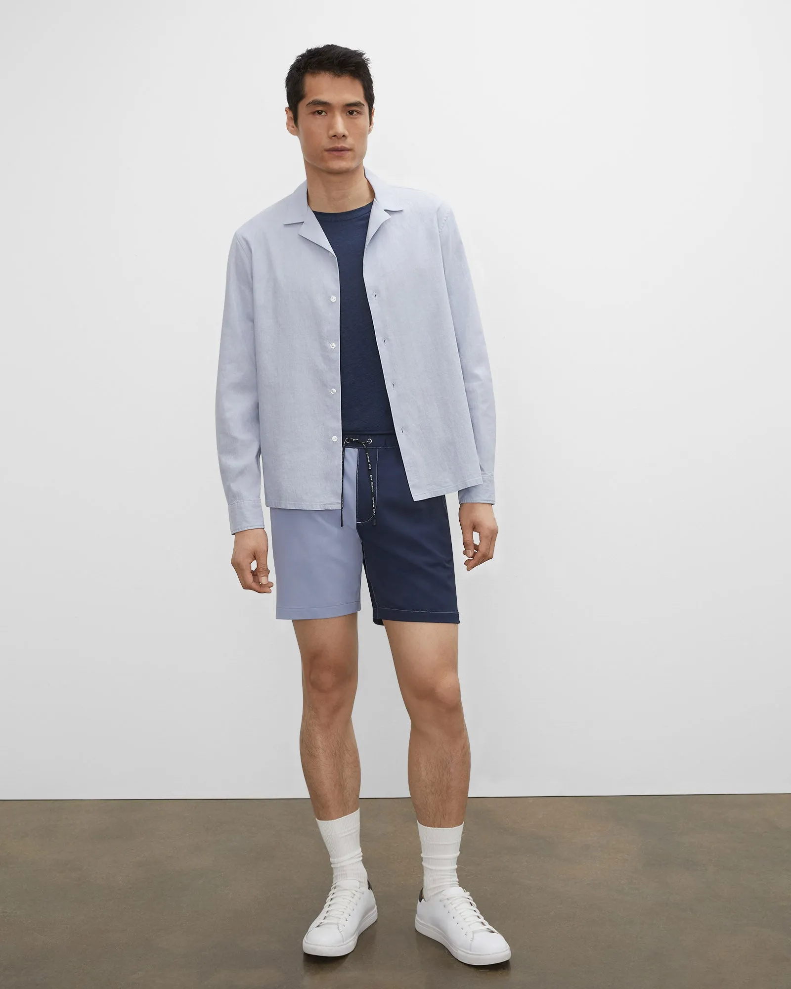 Colorblock Athletic Shorts sold by Club Monaco