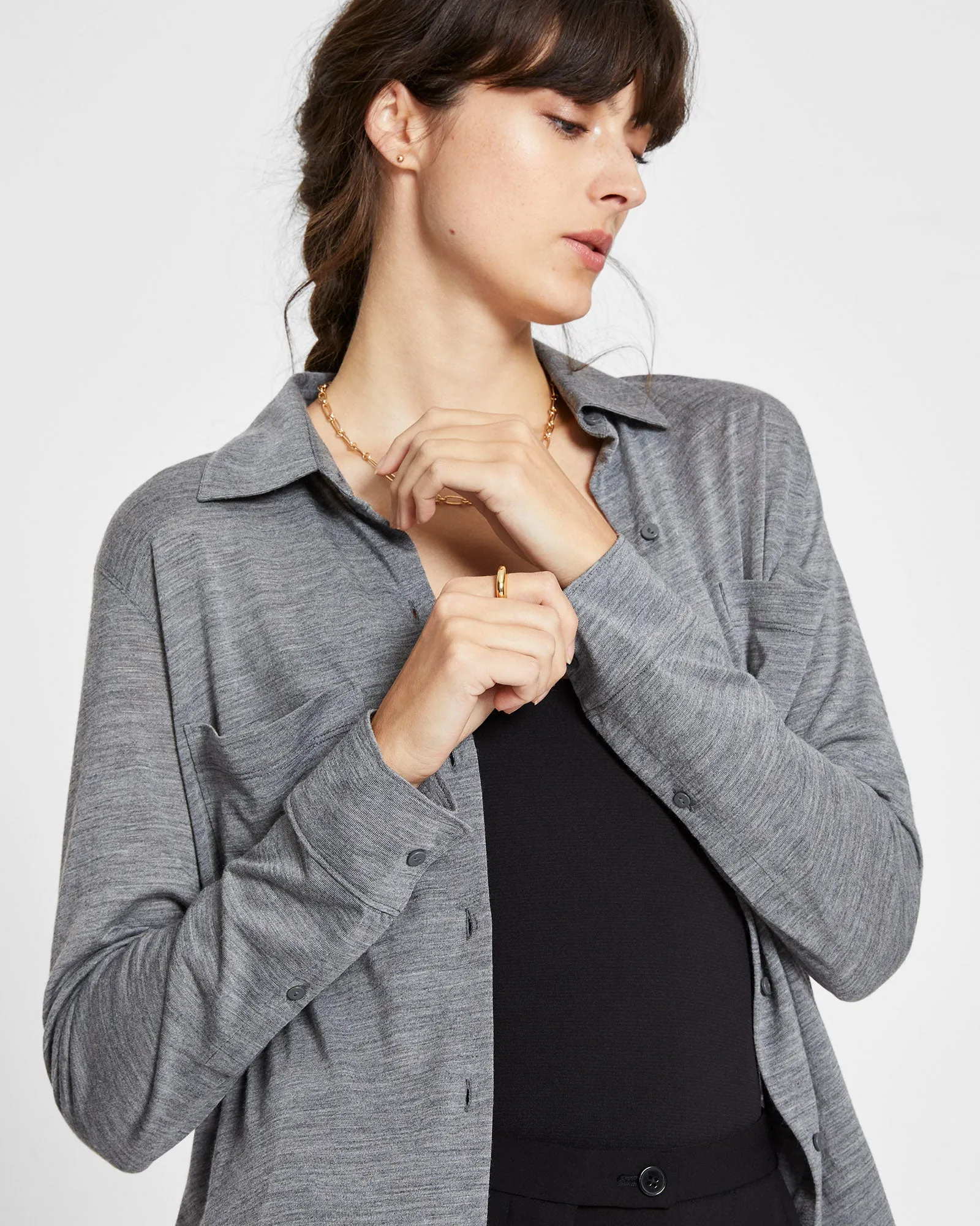 Refined Utility Shirt sold by Club Monaco product image thumbnail 2
