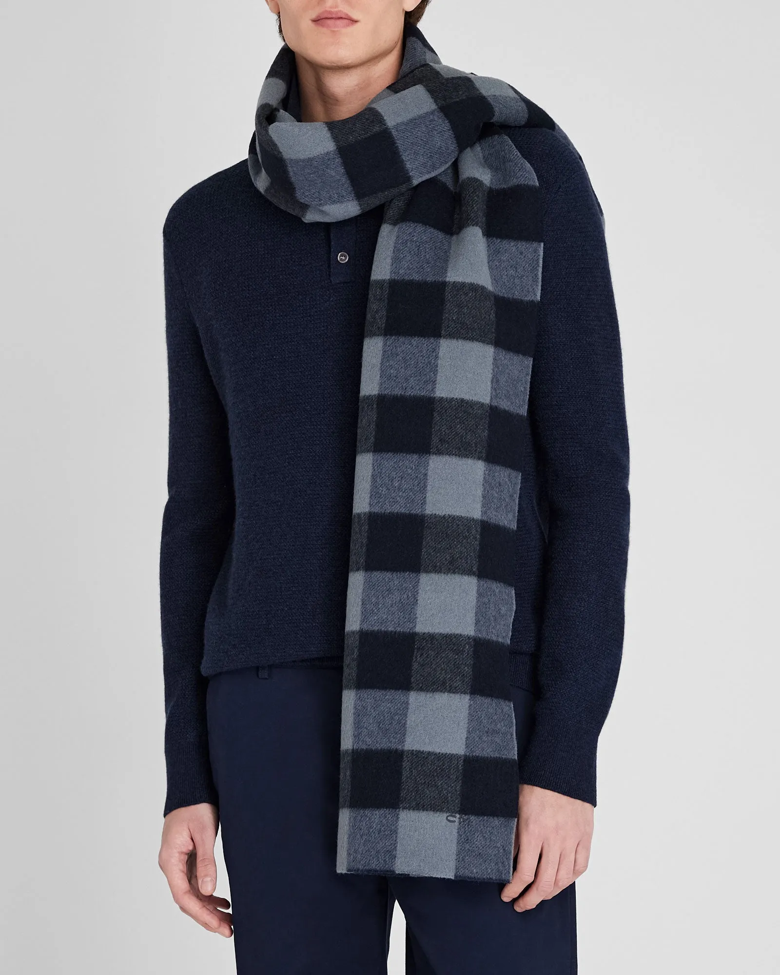 Double-Faced Striped Scarf sold by Club Monaco product image thumbnail 2