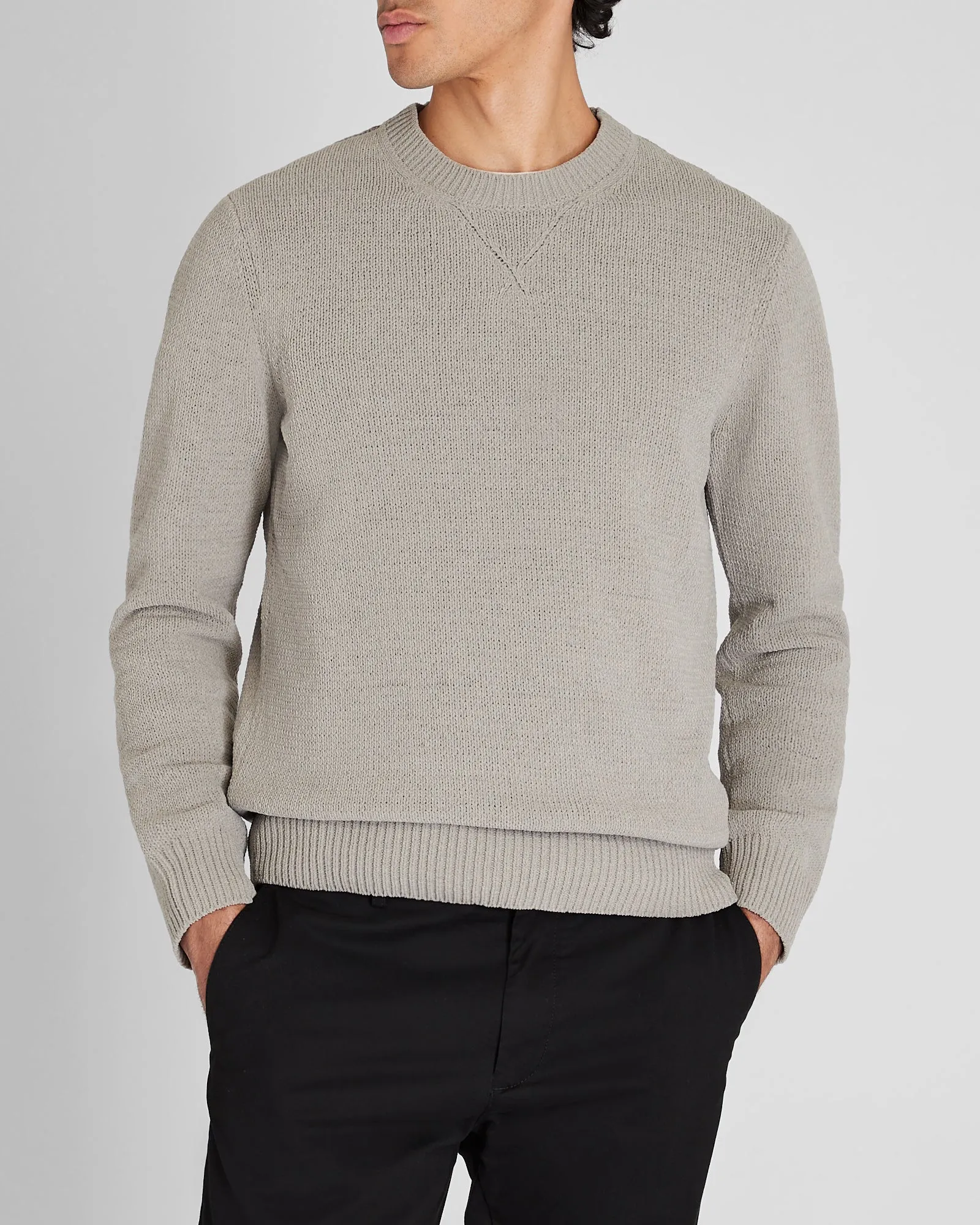 Statement Chenille Crewneck Sweater sold by Club Monaco