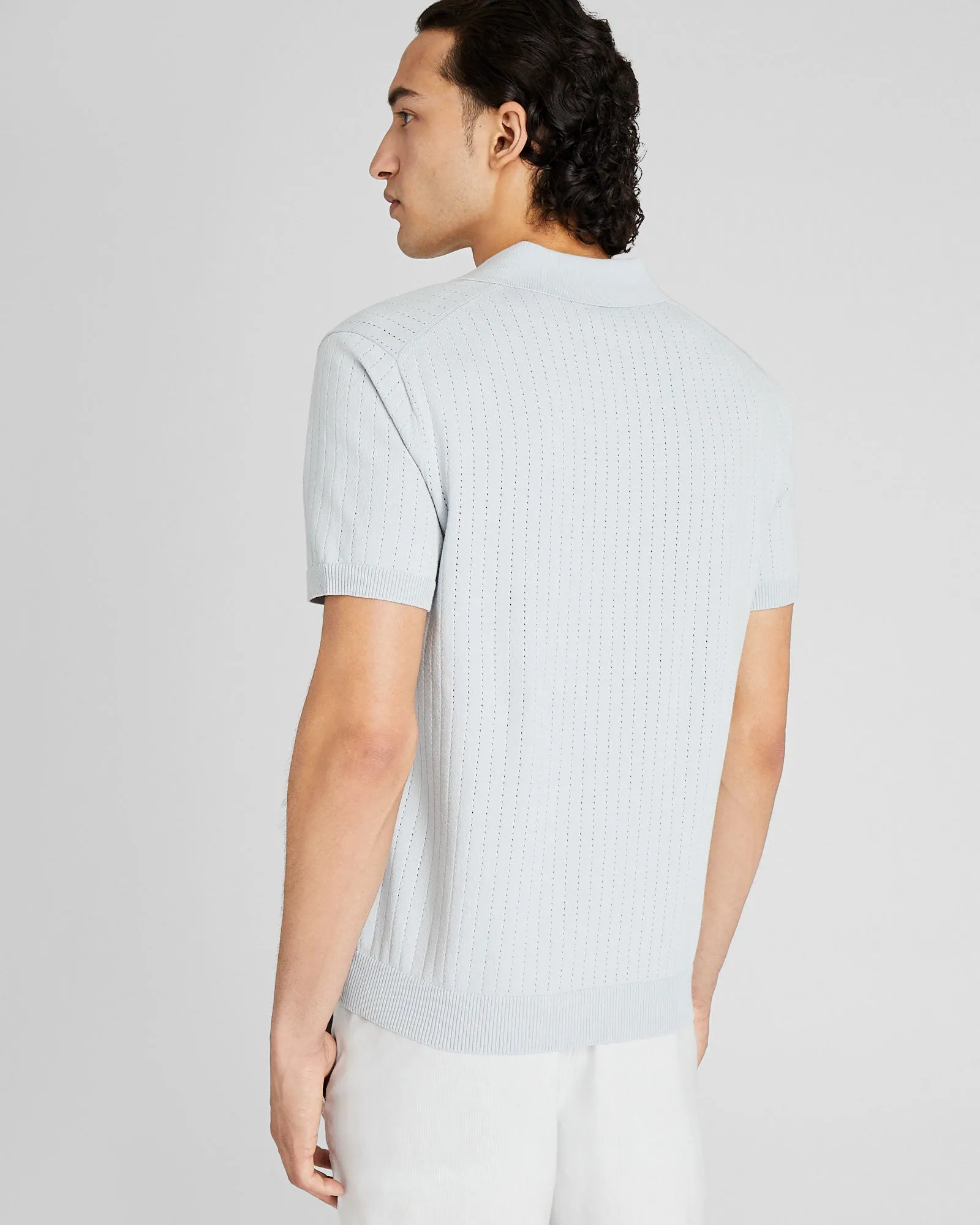 Short-Sleeve Stitch Polo sold by Club Monaco product image thumbnail 3