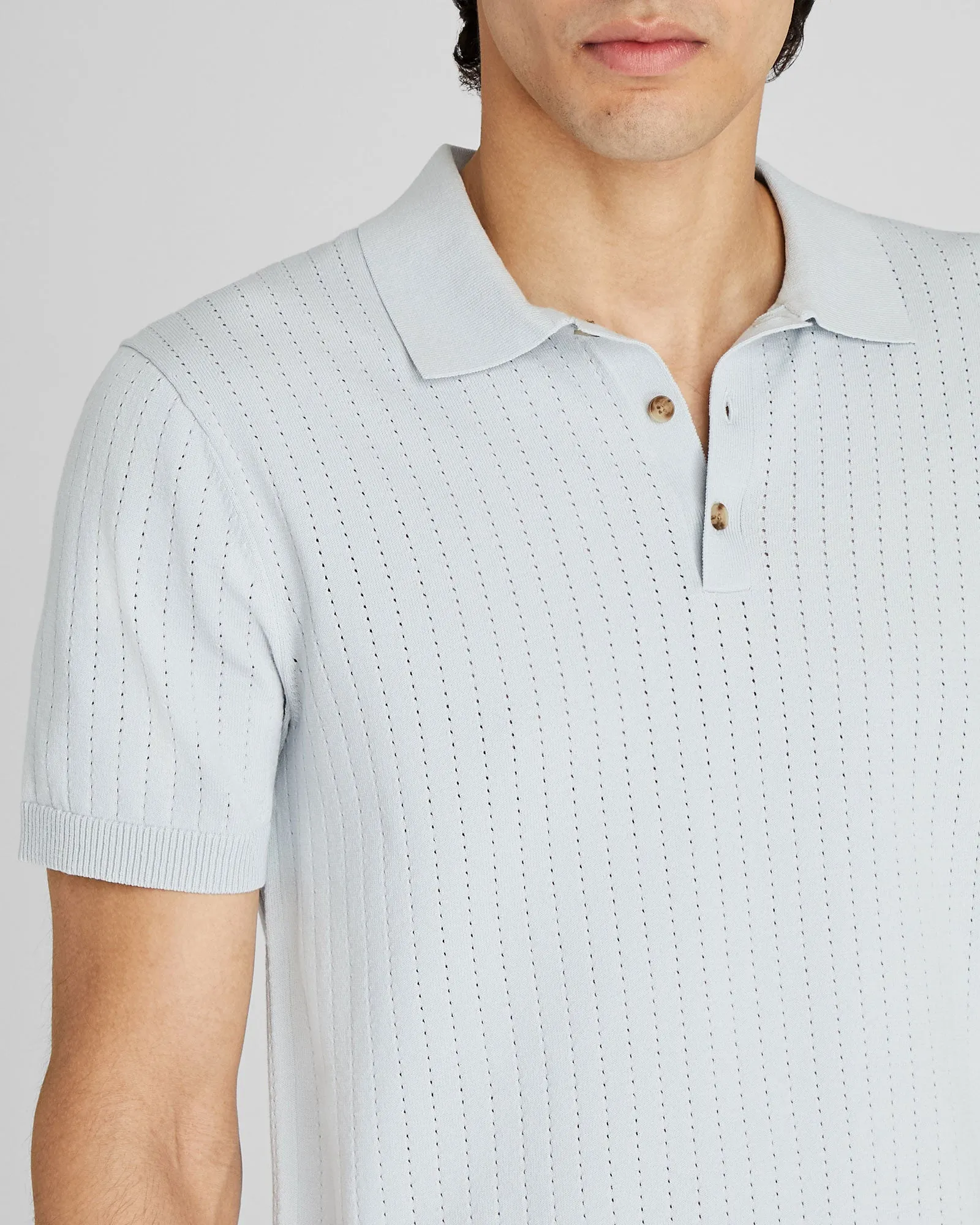 Short-Sleeve Stitch Polo sold by Club Monaco product image thumbnail 4
