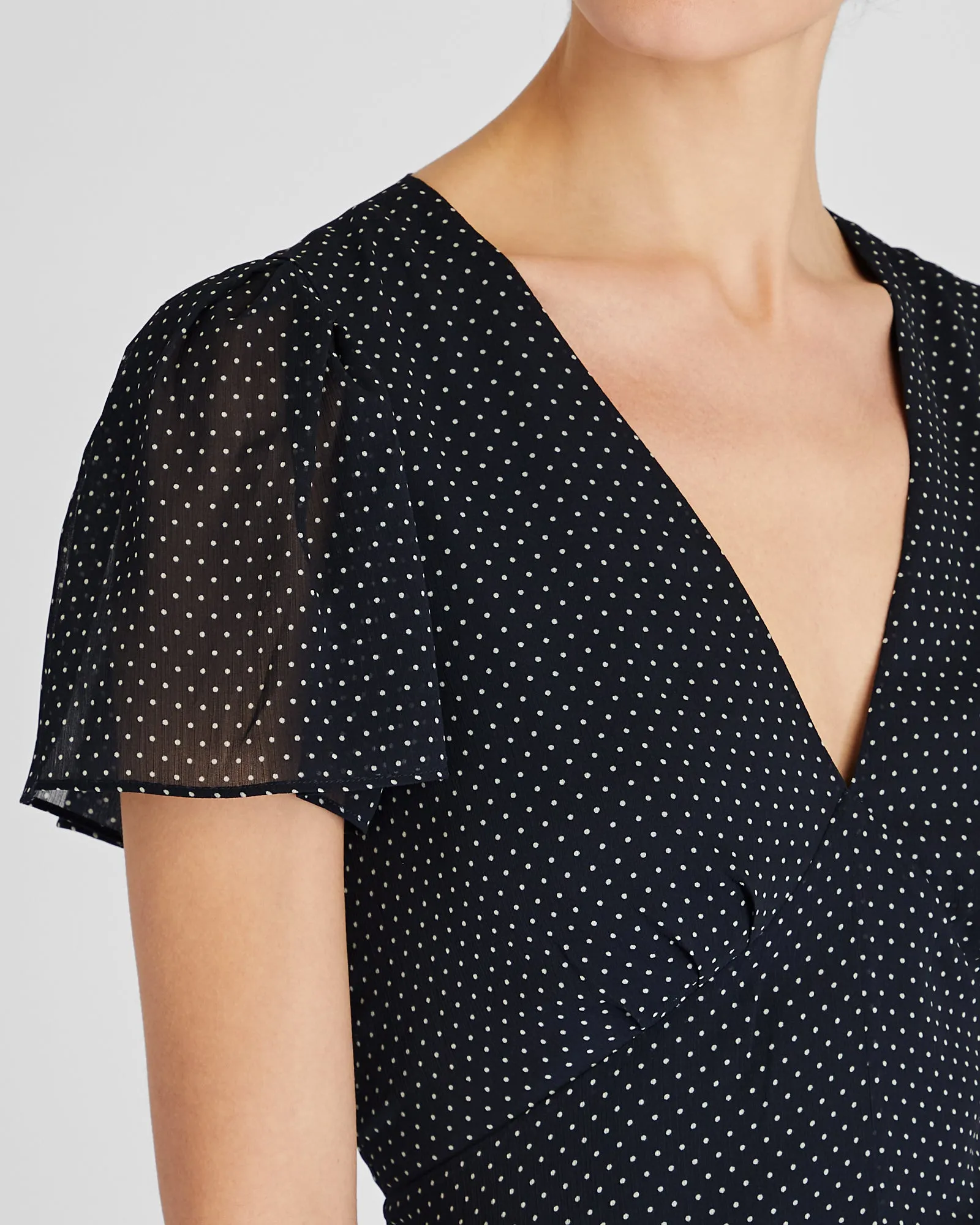 Flutter Sleeve Midi Dress sold by Club Monaco product image thumbnail 2