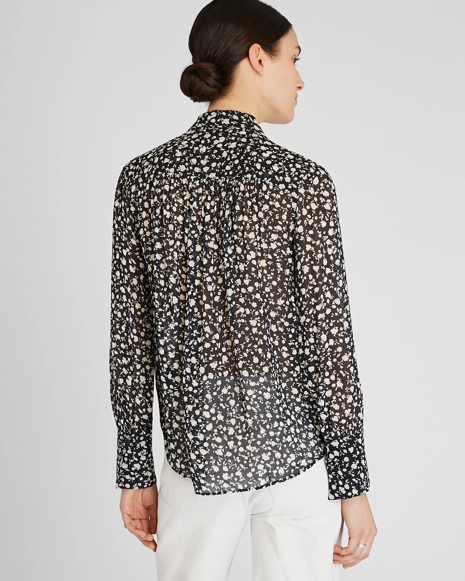Shirred Shoulder Blouse sold by Club Monaco product image thumbnail 3