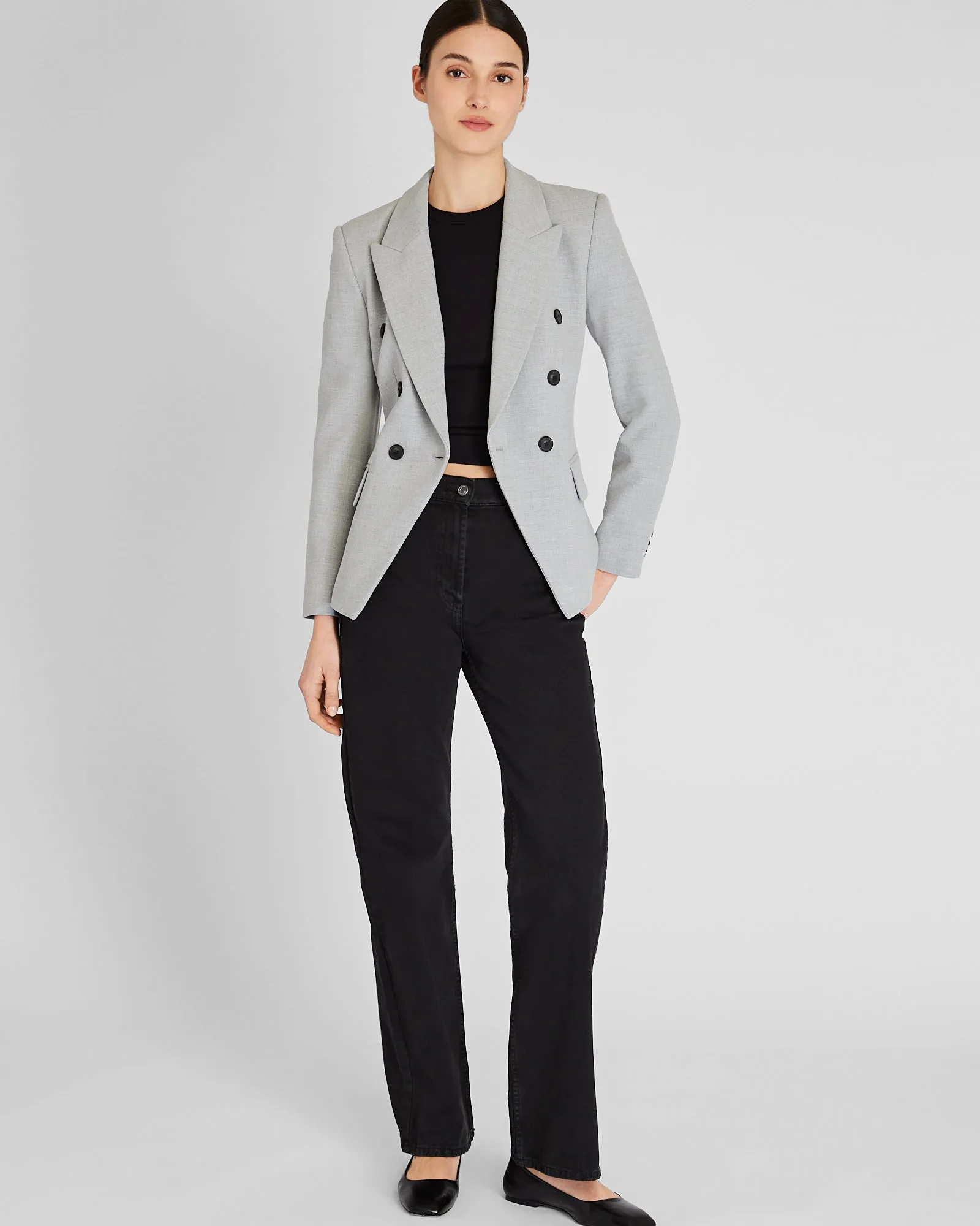 Double-Breasted Cutaway Blazer sold by Club Monaco product image thumbnail 4