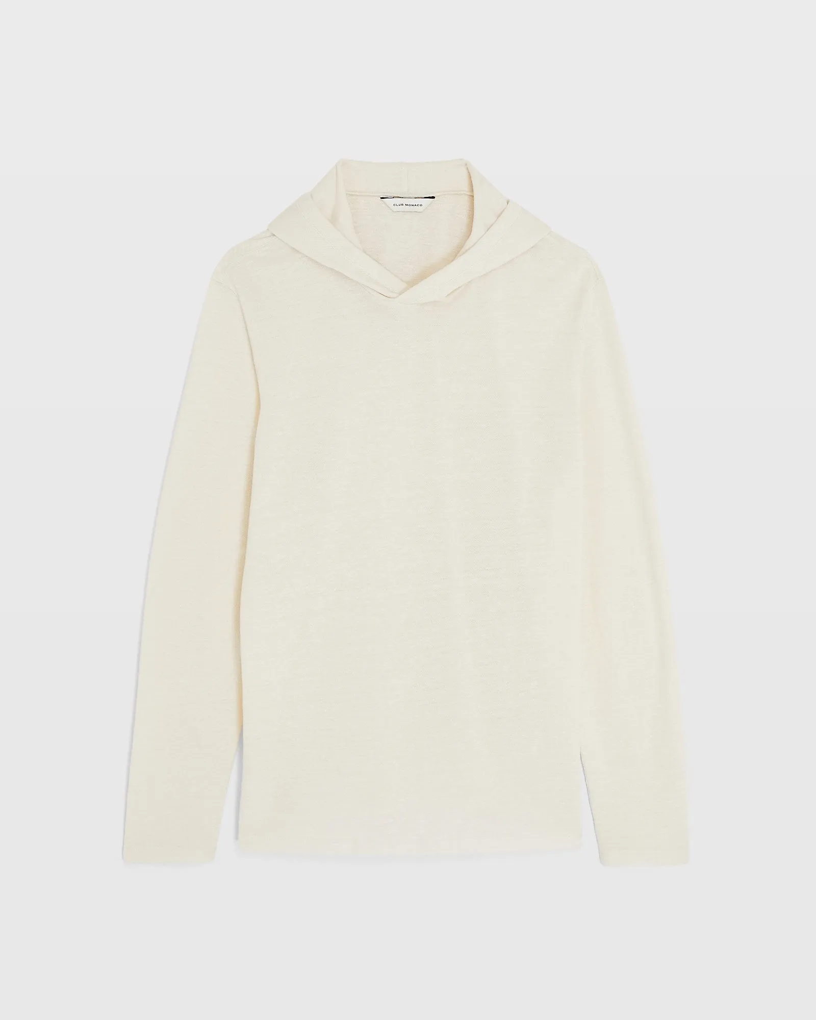 Linen-Cotton Piqué Hoodie sold by Club Monaco product image thumbnail 5