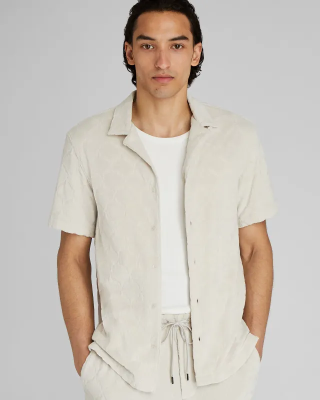 Jacquard Toweling Shirt sold by Club Monaco