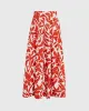 Printed Midi Box Pleat Skirt sold by Club Monaco