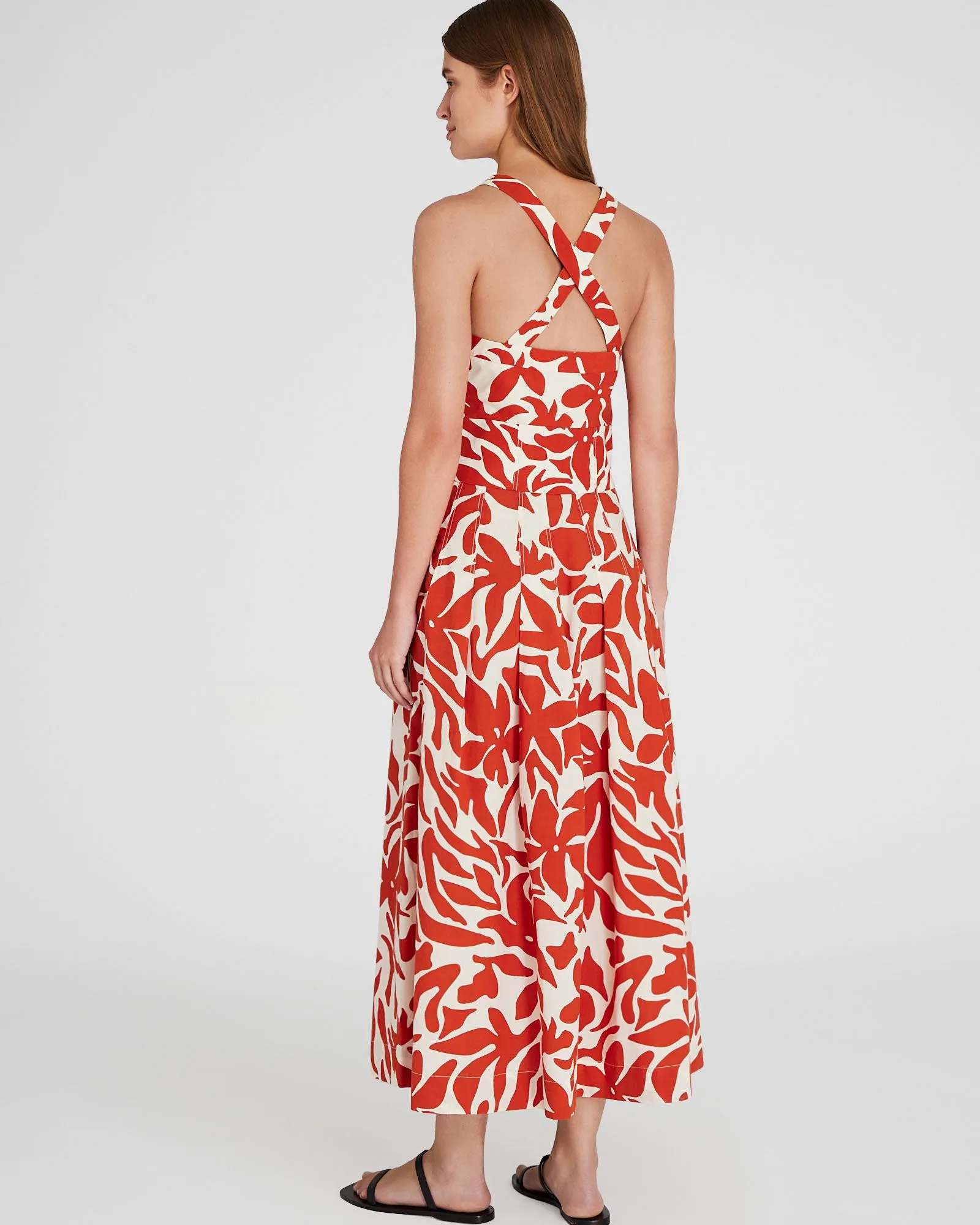 Printed Midi Box Pleat Skirt sold by Club Monaco product image thumbnail 3