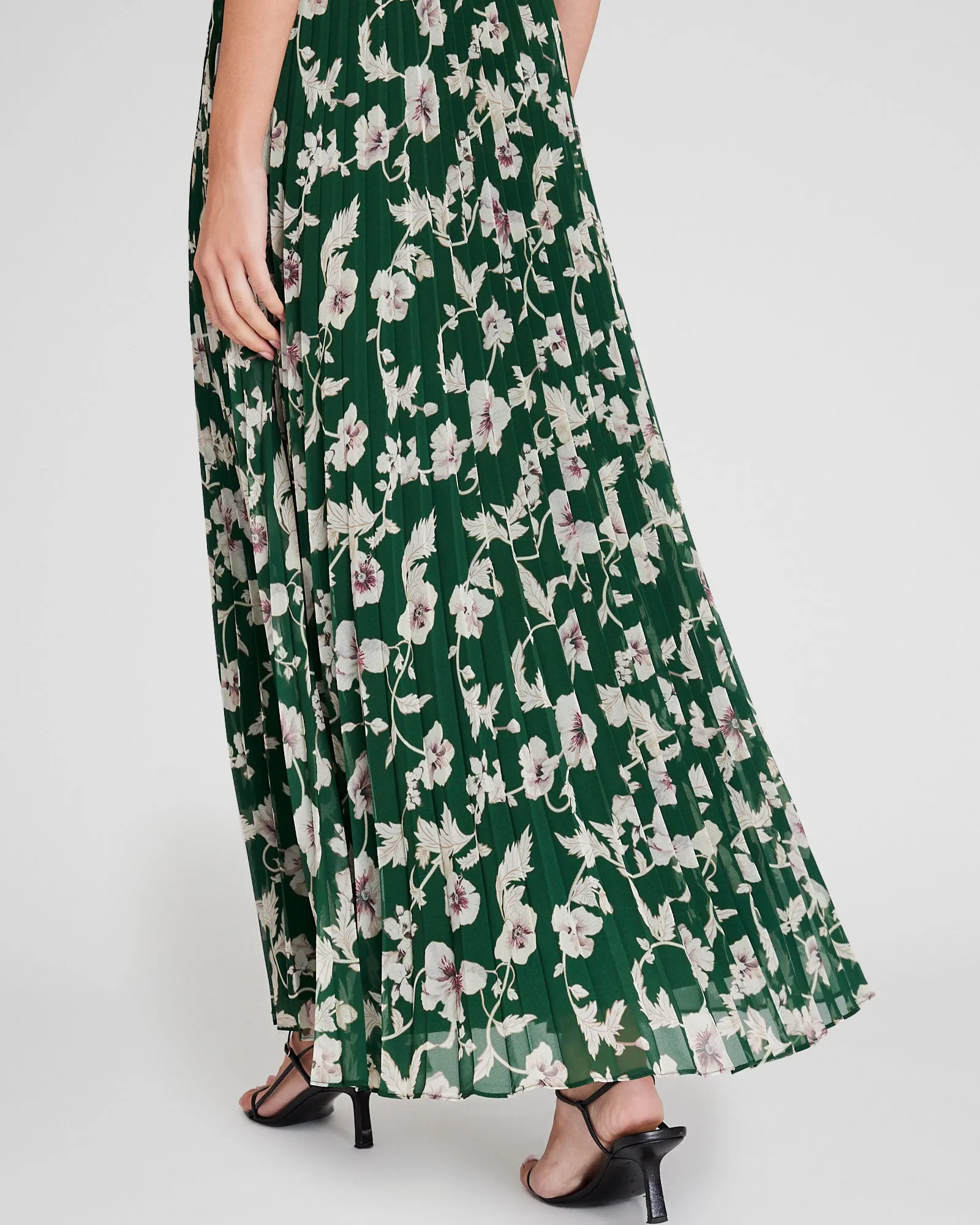 Pleated Occasion Maxi Dress sold by Club Monaco product image thumbnail 3