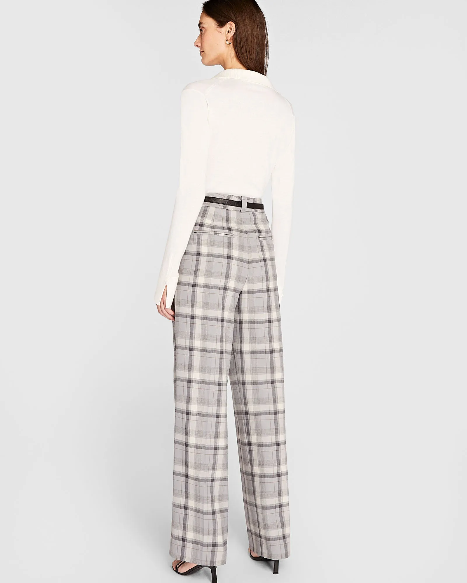 Plaid Pleat Front Trouser sold by Club Monaco product image thumbnail 2