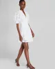 Eyelet Balloon Sleeve Mini Dress sold by Club Monaco