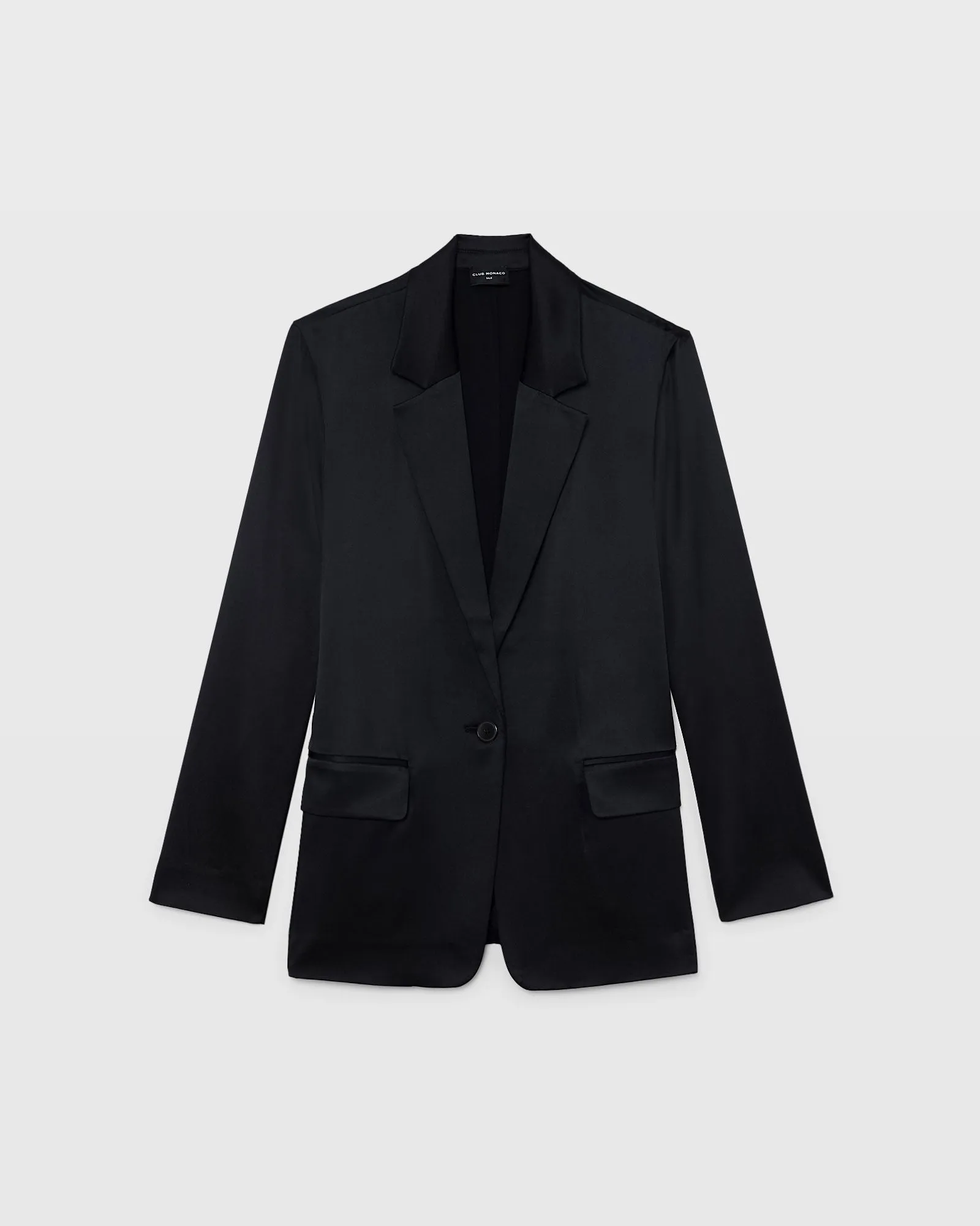 Silk Charmeuse Relaxed Blazer sold by Club Monaco product image thumbnail 2