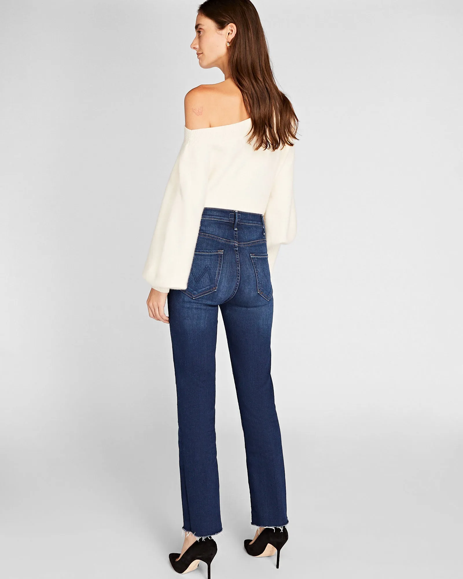 MOTHER The Hustler Ankle Fray Jeans sold by Club Monaco product image thumbnail 2