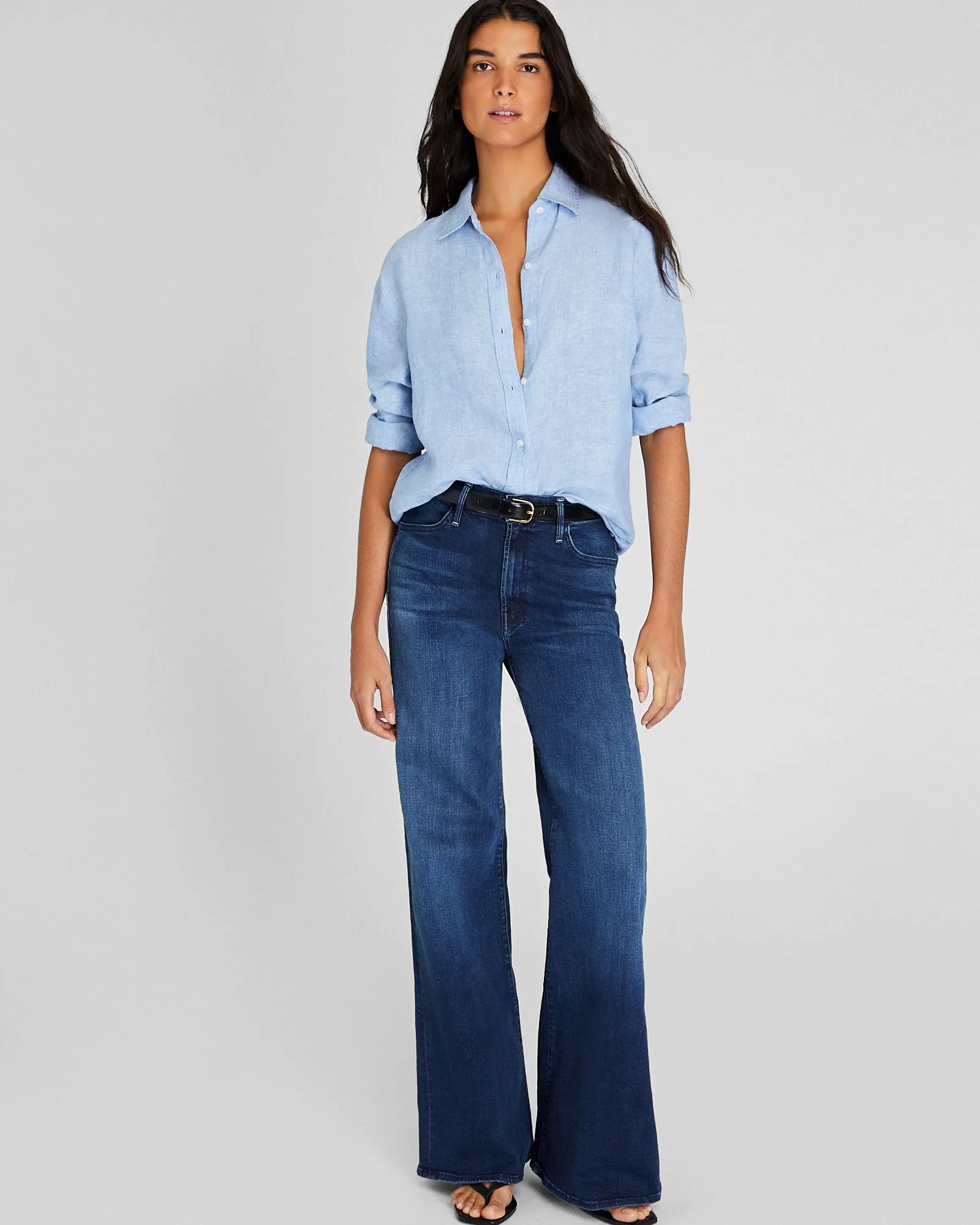 MOTHER The Hustler Roller Sneak Jeans sold by Club Monaco