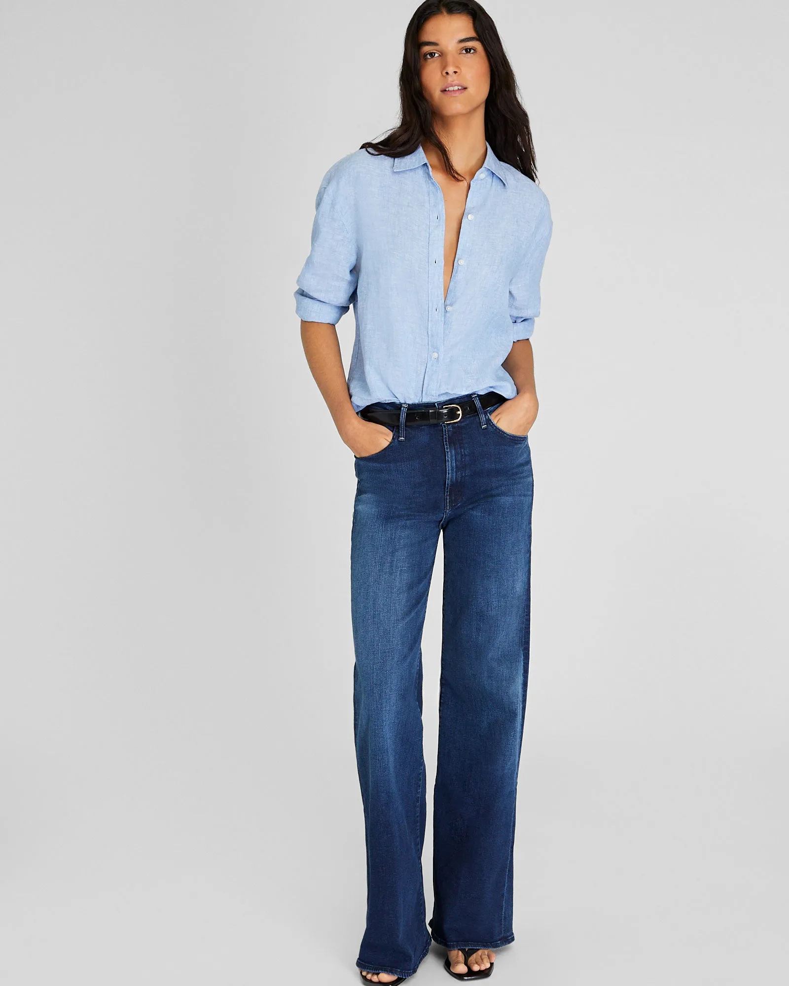 MOTHER The Hustler Roller Sneak Jeans sold by Club Monaco product image thumbnail 4