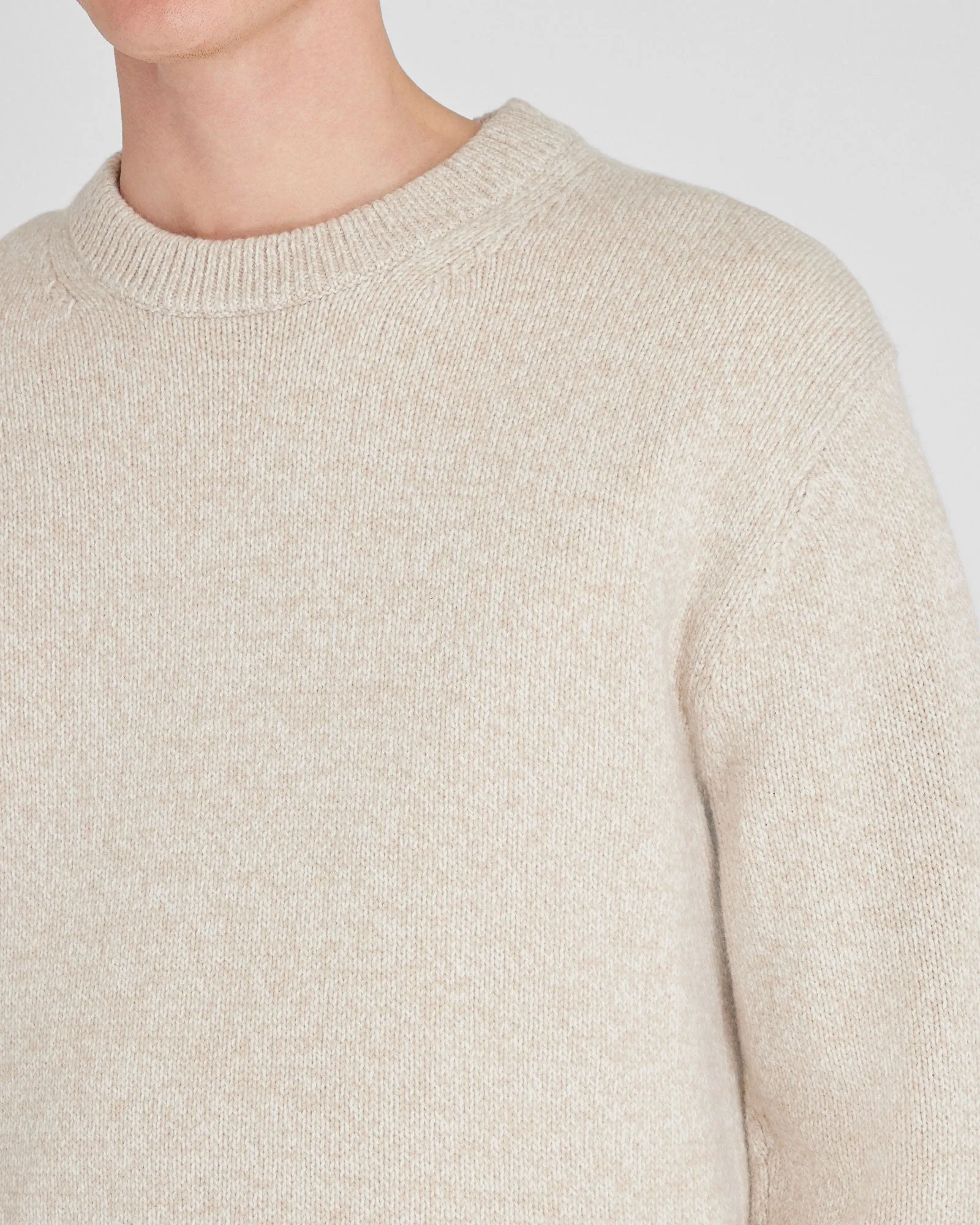 Marl Wool Blend Crewneck sold by Club Monaco product image thumbnail 5