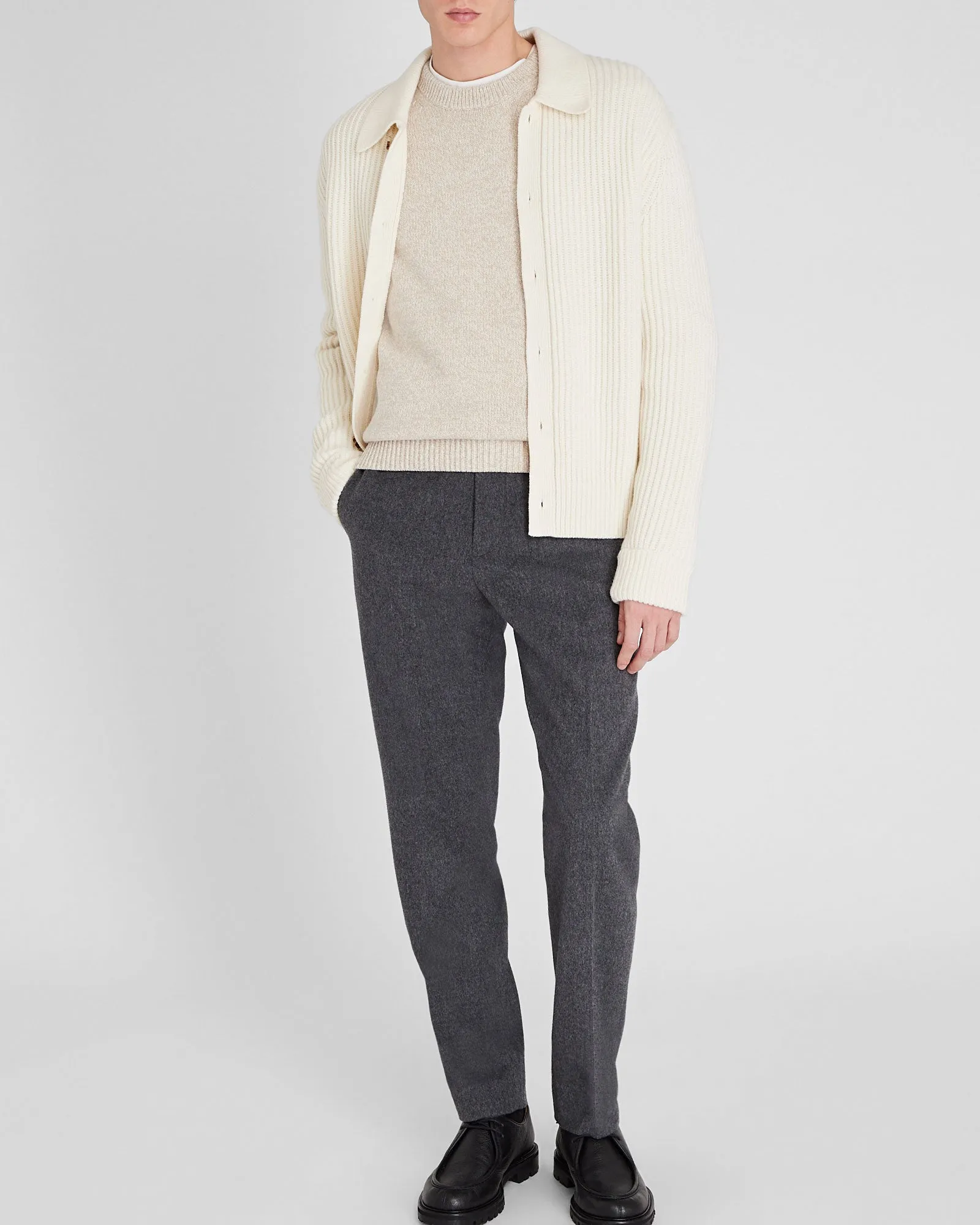 Marl Wool Blend Crewneck sold by Club Monaco product image thumbnail 3