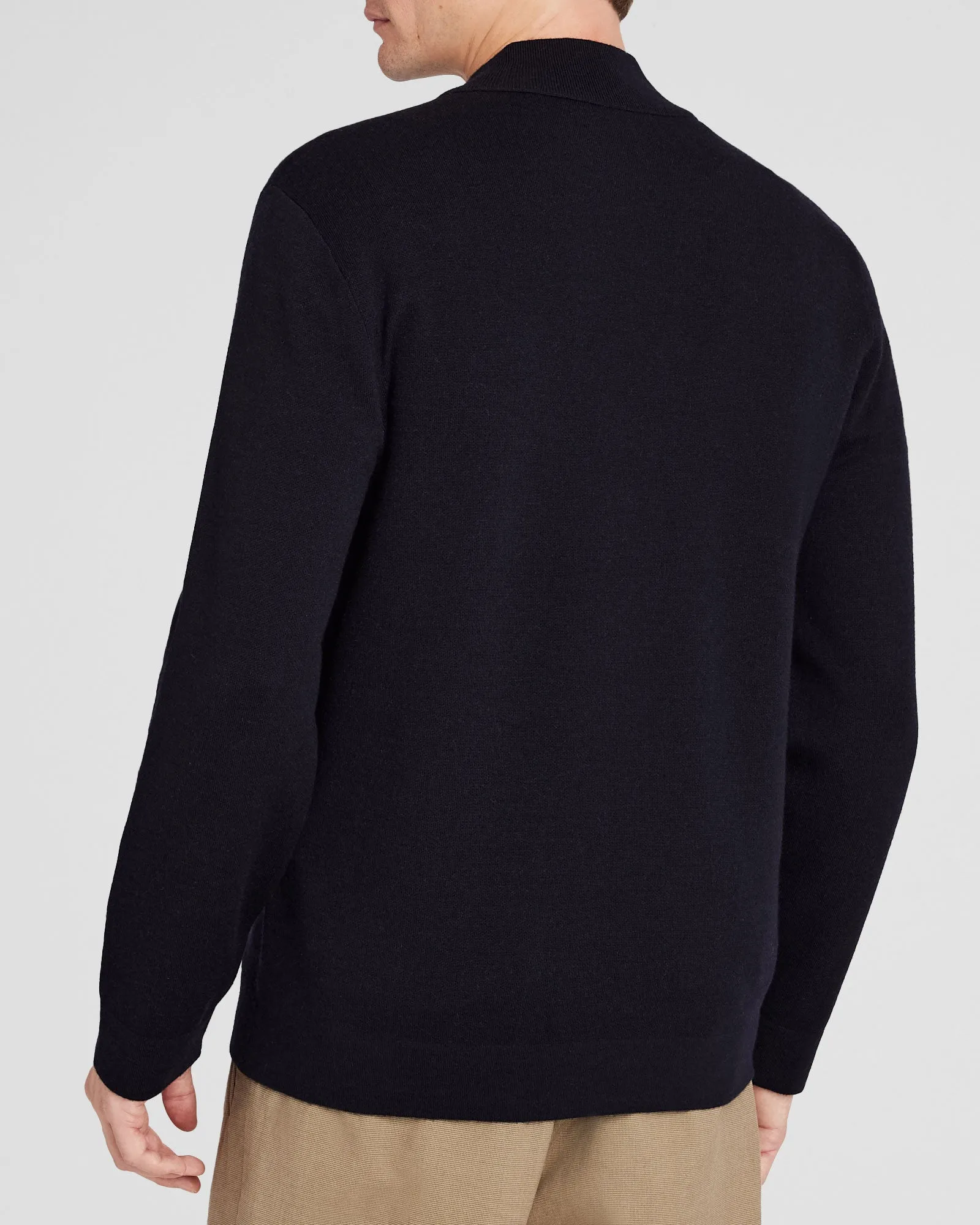 Double-Faced Merino Wool Full-Zip Sweater sold by Club Monaco product image thumbnail 3