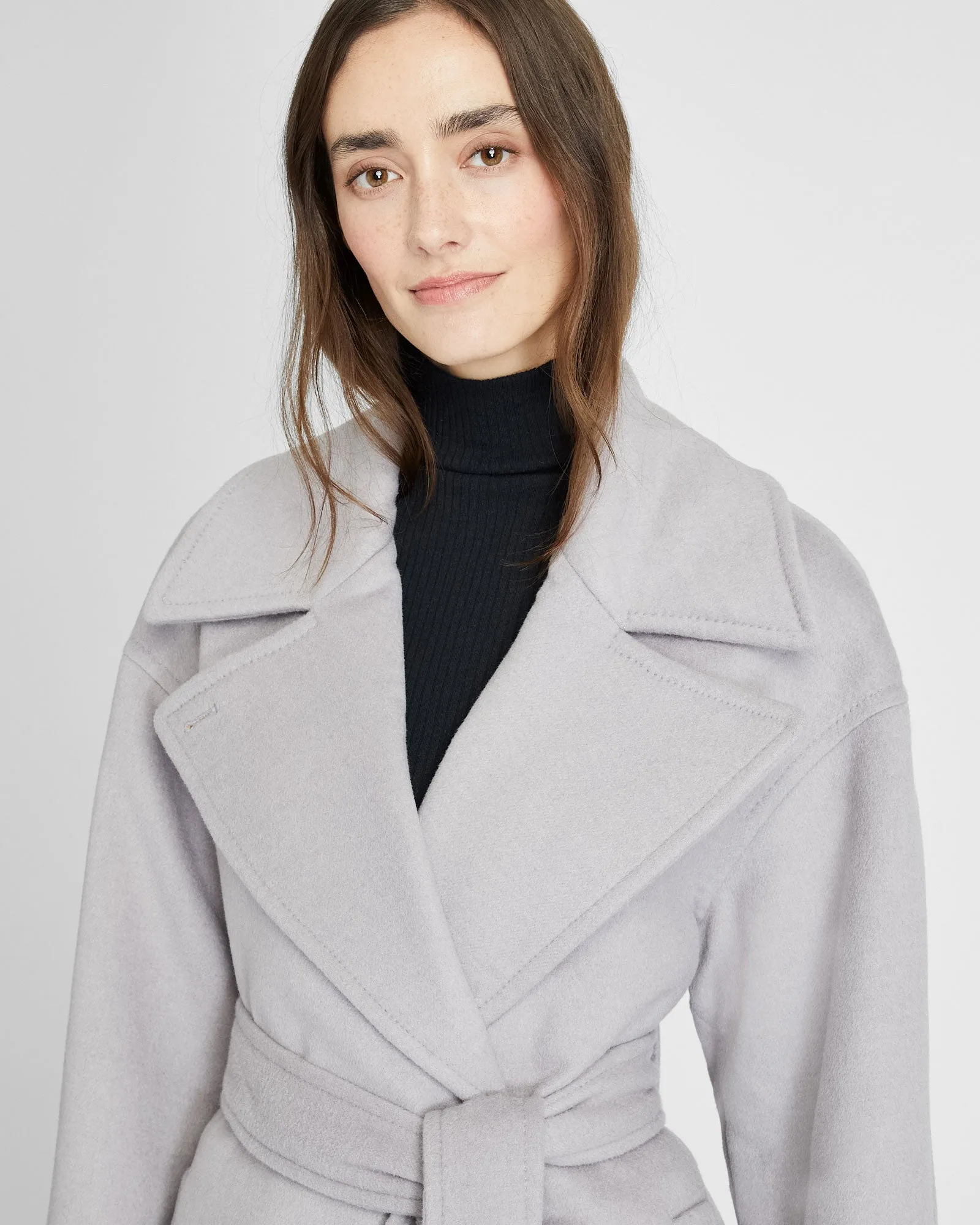 Tie Waist Wrap Coat sold by Club Monaco product image thumbnail 3