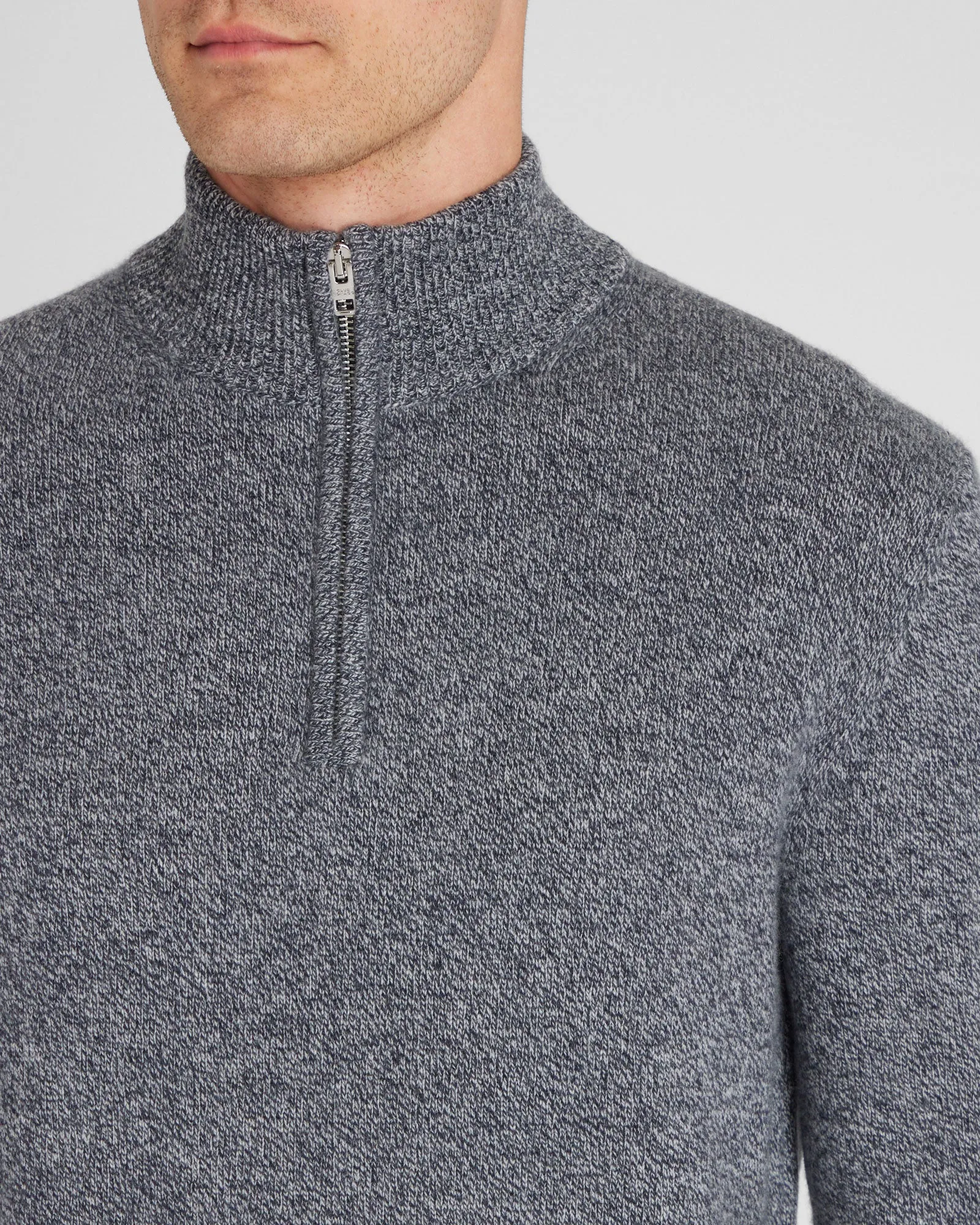 Cashmere Blend Quarter-Zip Sweater sold by Club Monaco product image thumbnail 2