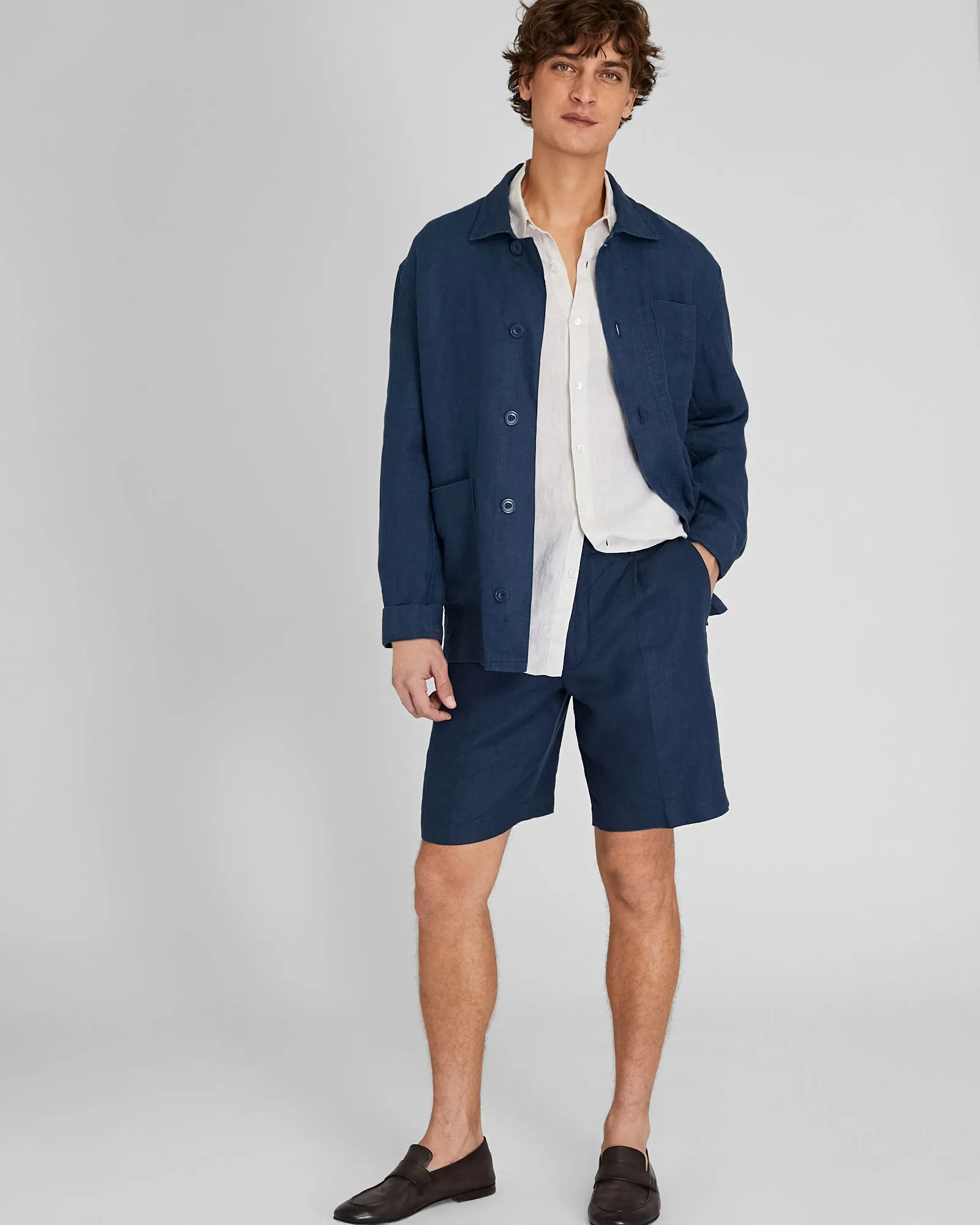 Pleated Linen Short sold by Club Monaco