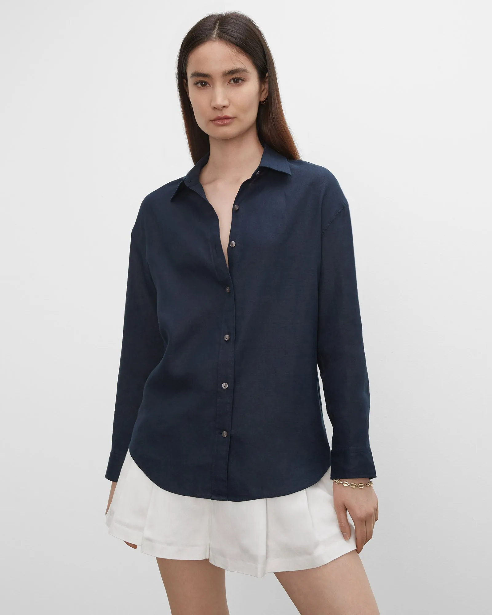 Long Sleeve Linen Shirt sold by Club Monaco