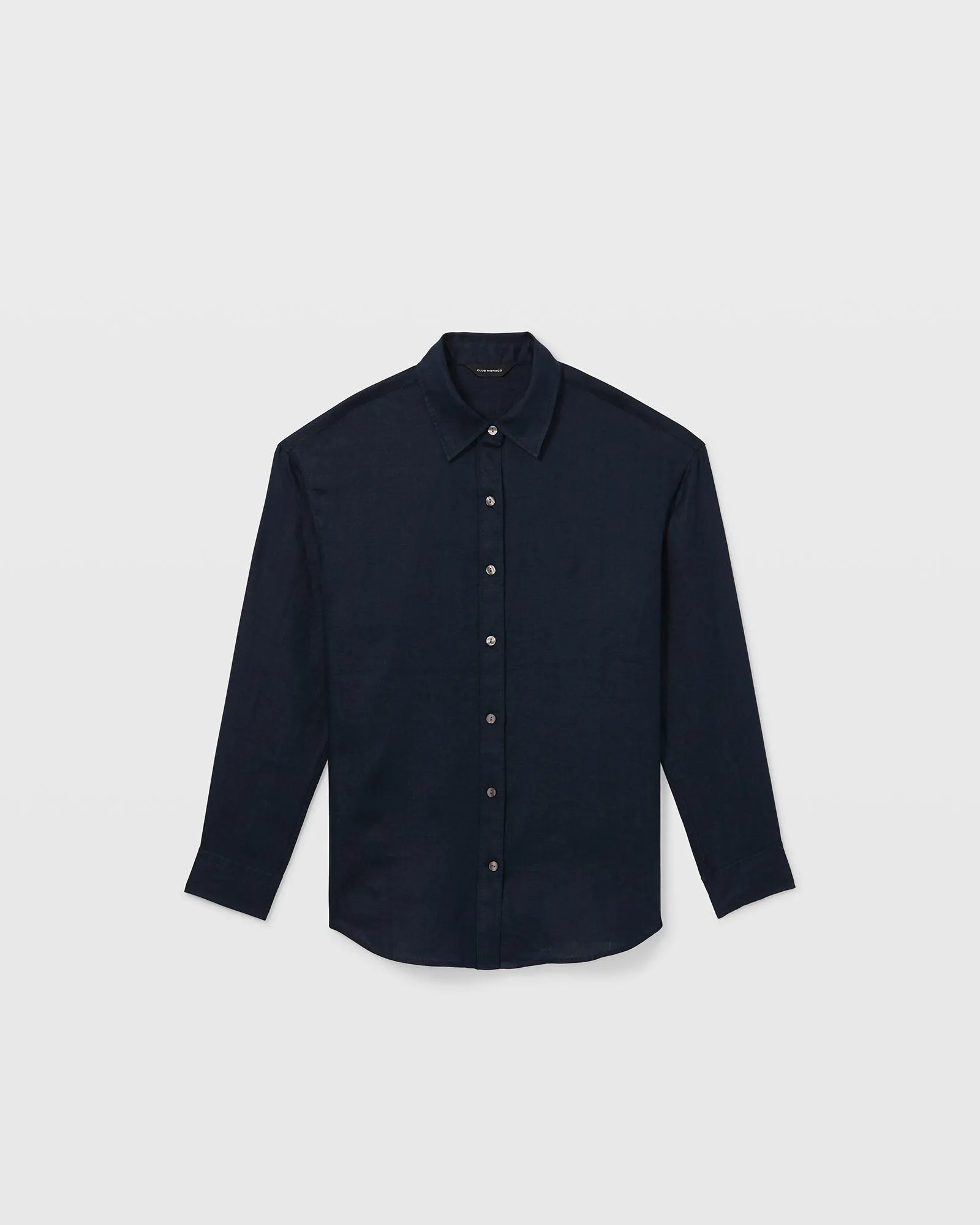 Long Sleeve Linen Shirt sold by Club Monaco product image thumbnail 4