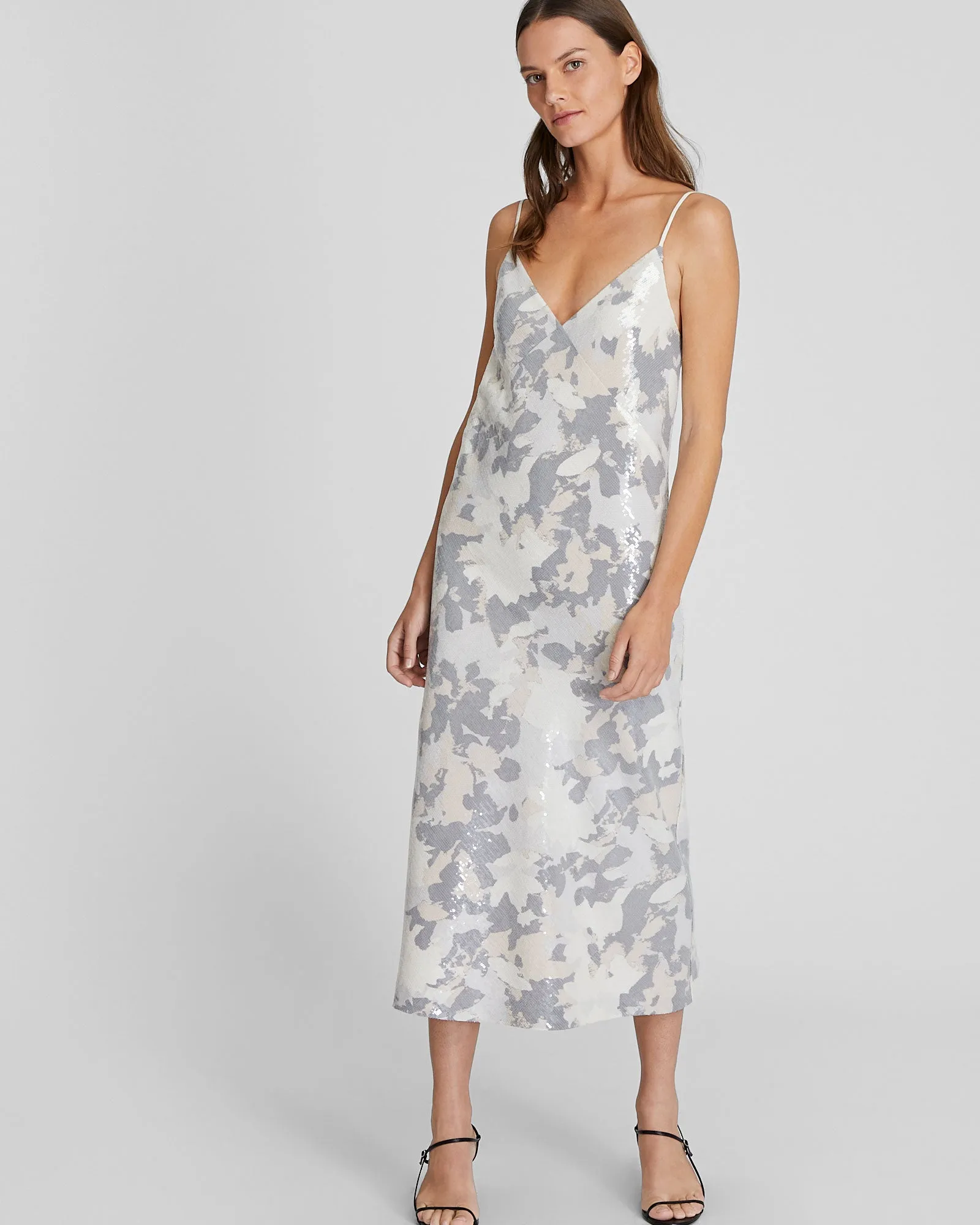 Midi Sequin Slip Dress sold by Club Monaco