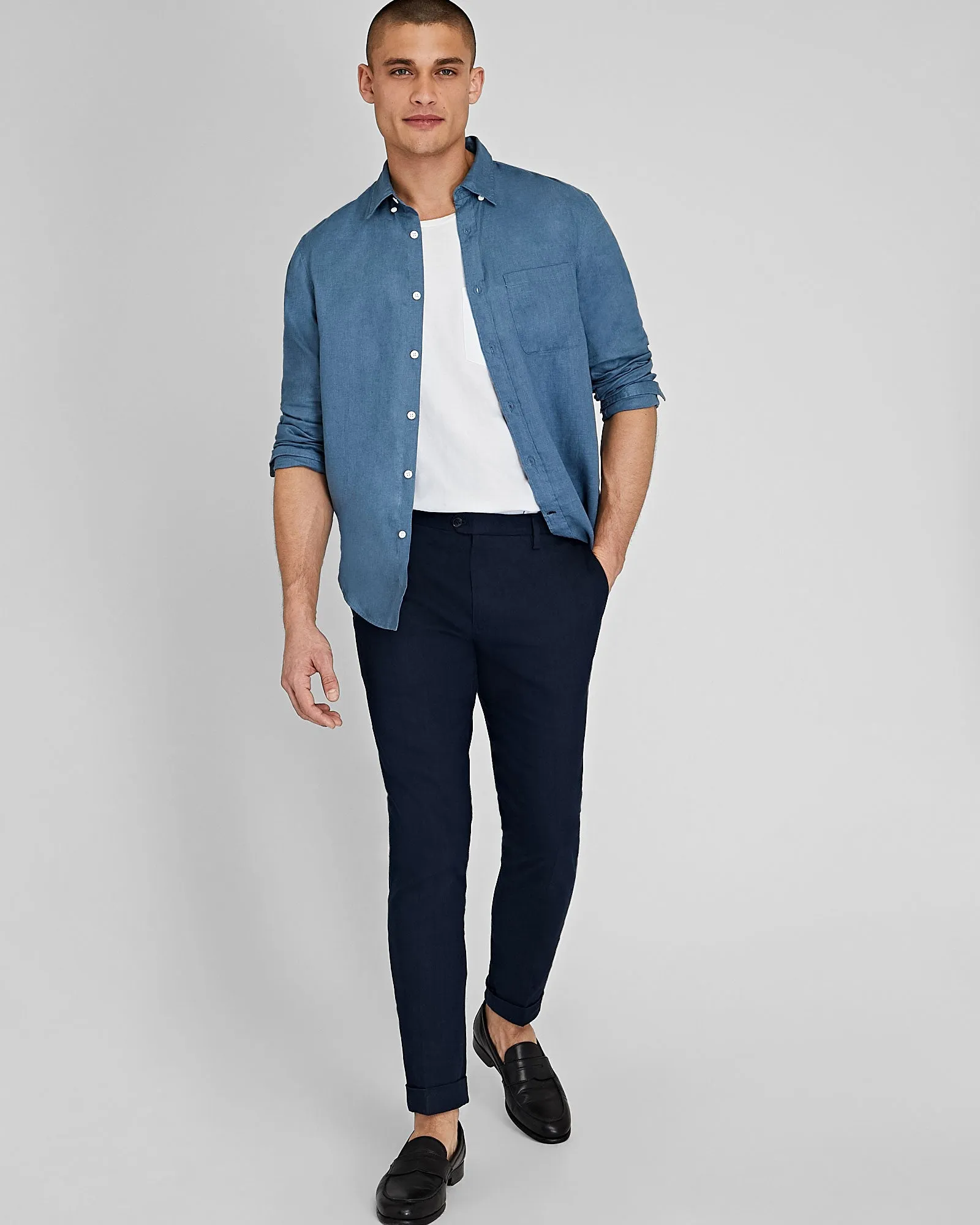 Sutton Linen Dress Pant sold by Club Monaco