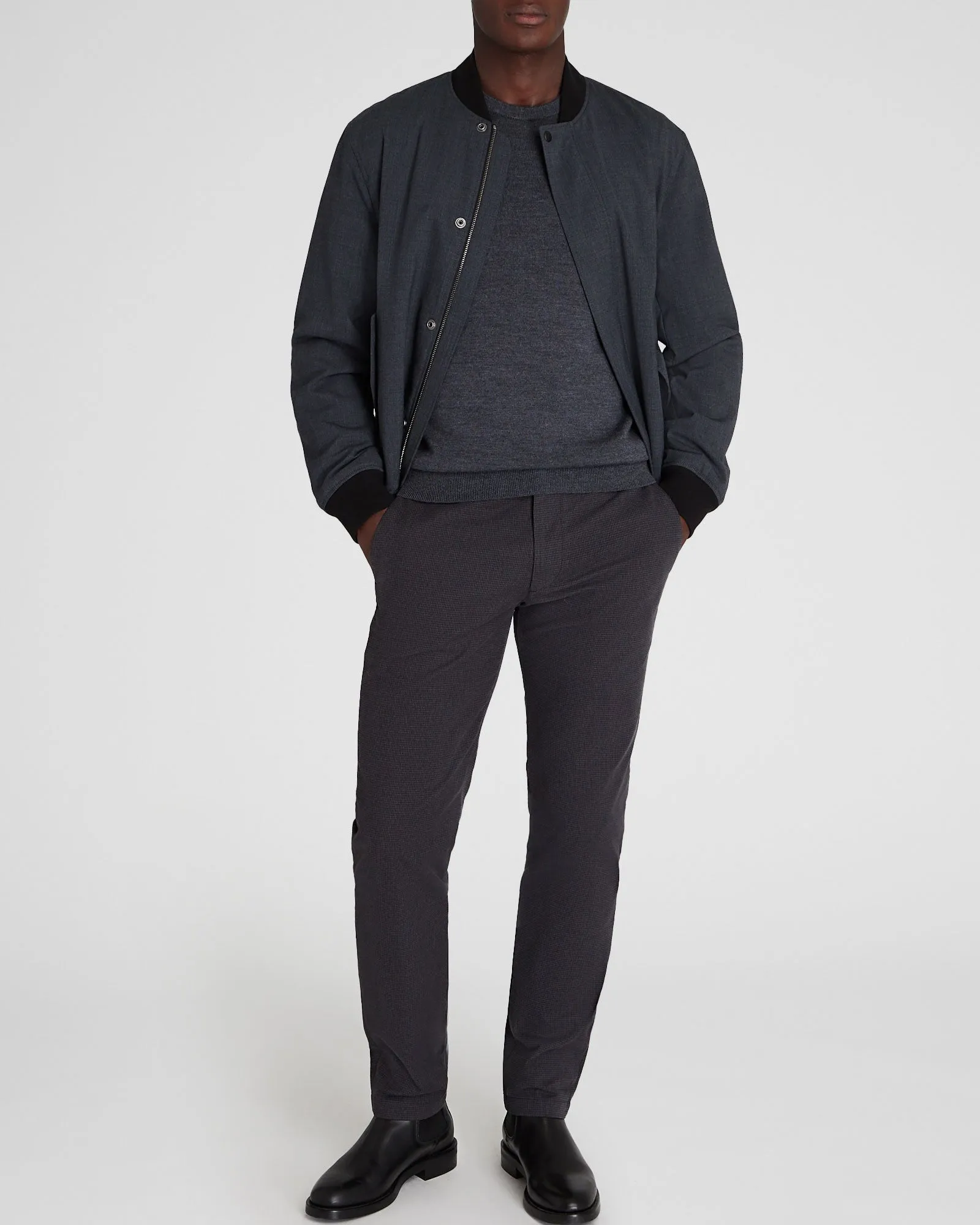 Connor Heathered Pant sold by Club Monaco