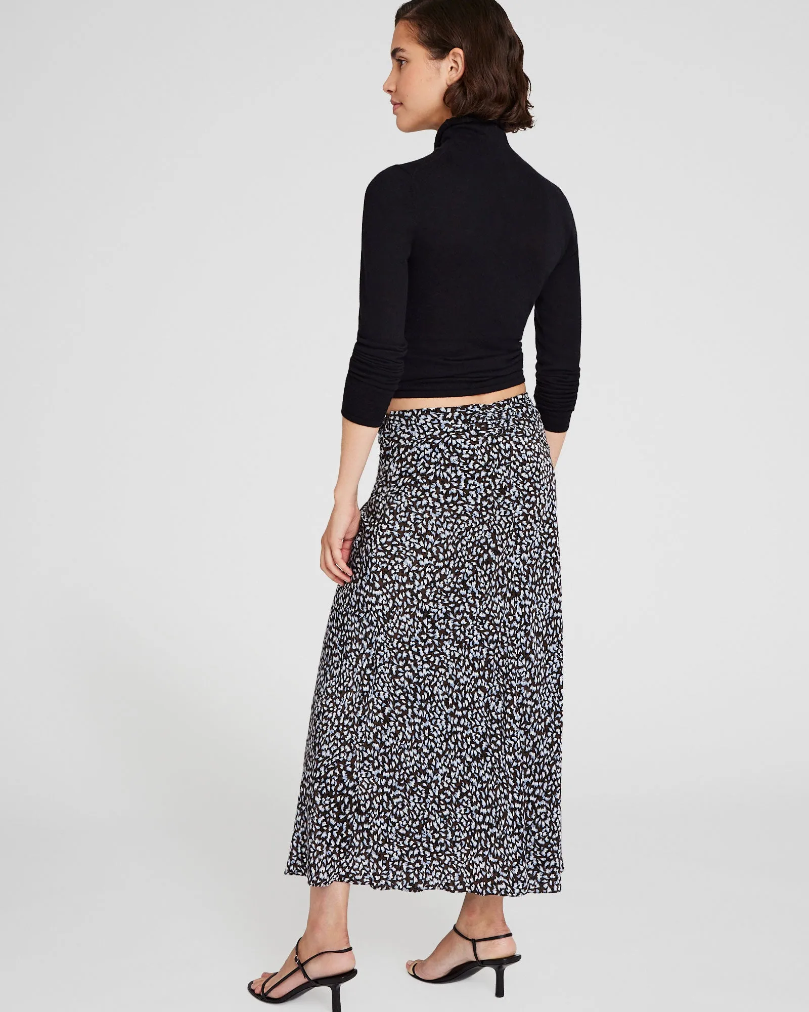 Printed Twist-Front Midi Skirt sold by Club Monaco product image thumbnail 2