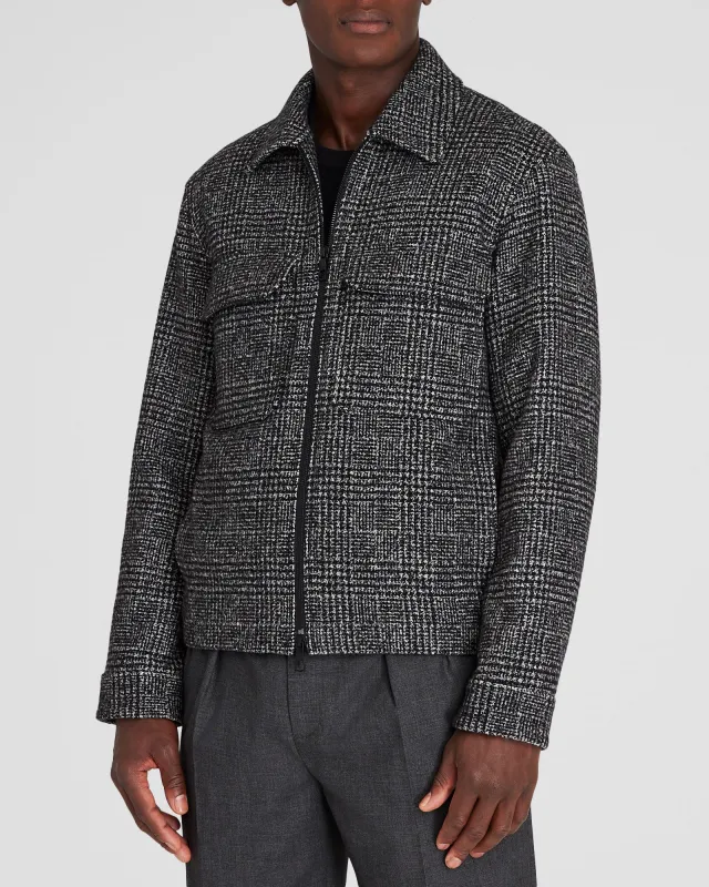 Textured Wool Short Jacket sold by Club Monaco