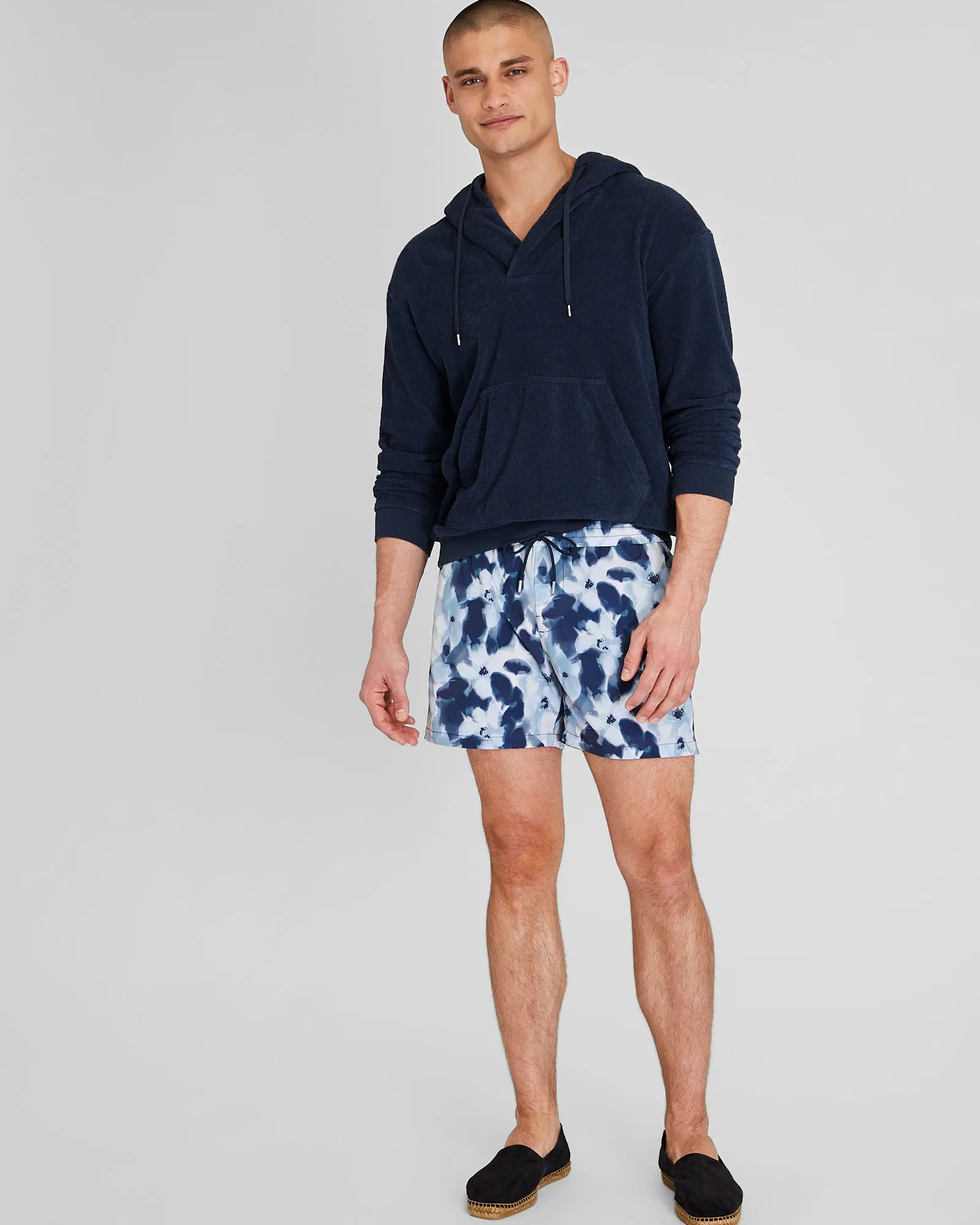Cody Watercolor Print 5.5" Swim Trunk sold by Club Monaco product image thumbnail 4