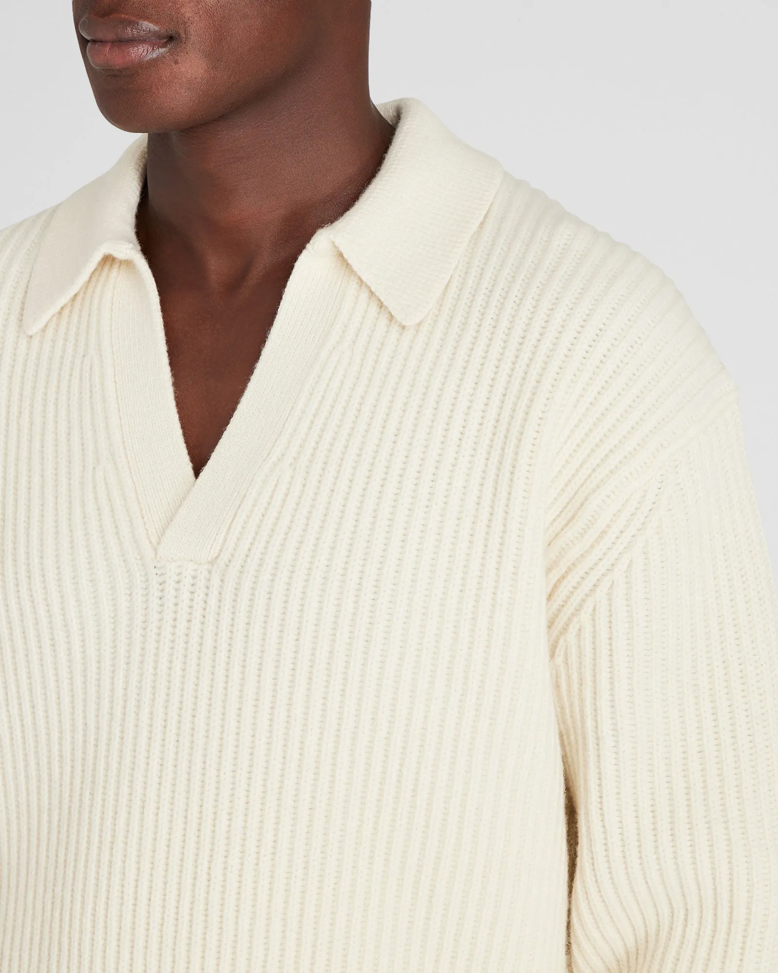 Rib-Stitch Johnny Sweater sold by Club Monaco product image thumbnail 2