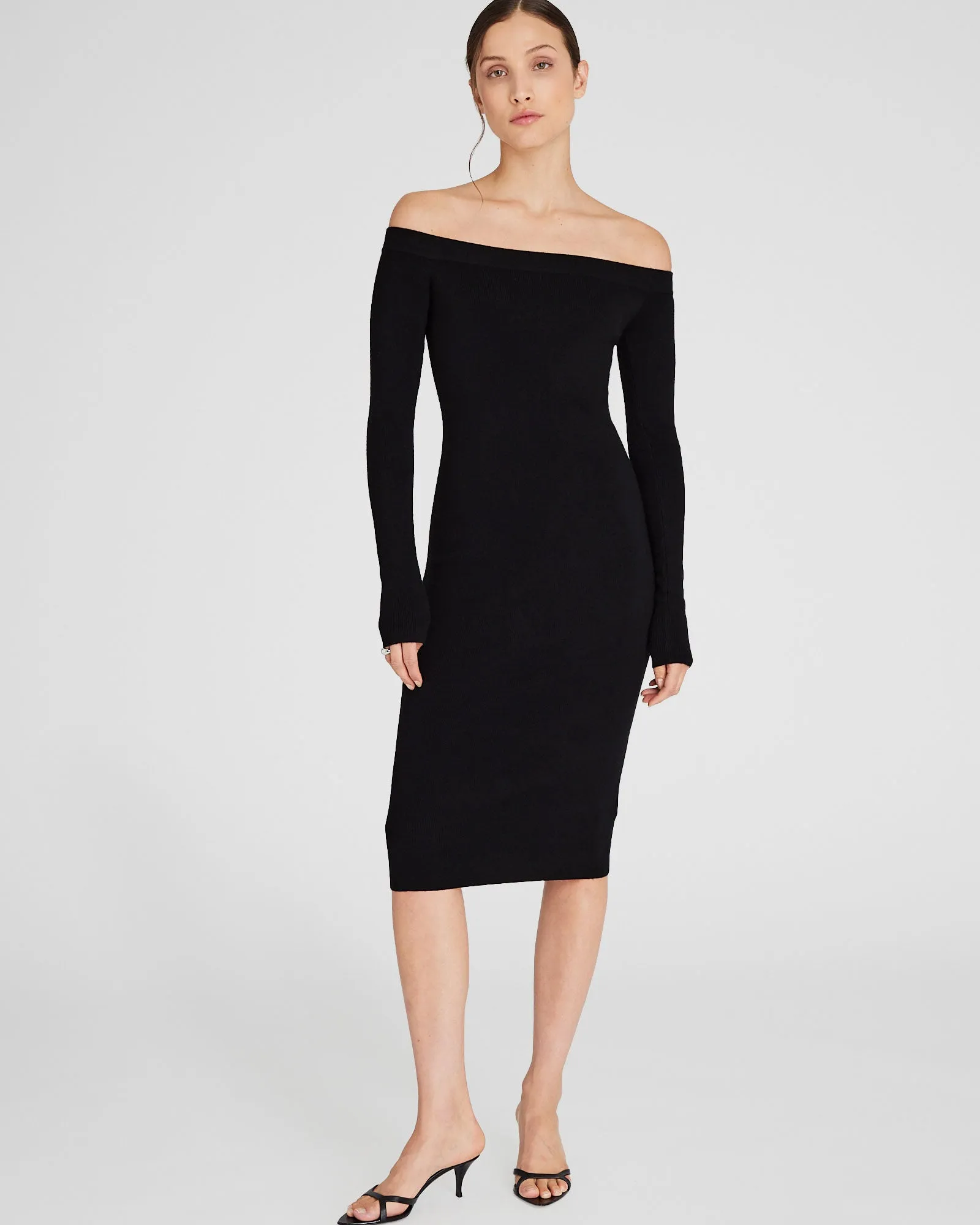 Off-The-Shoulder Sweater Dress sold by Club Monaco product image thumbnail 4