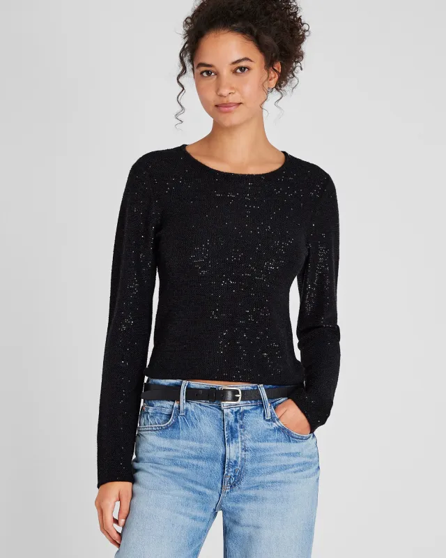 Sequined Shrunken Sweater sold by Club Monaco