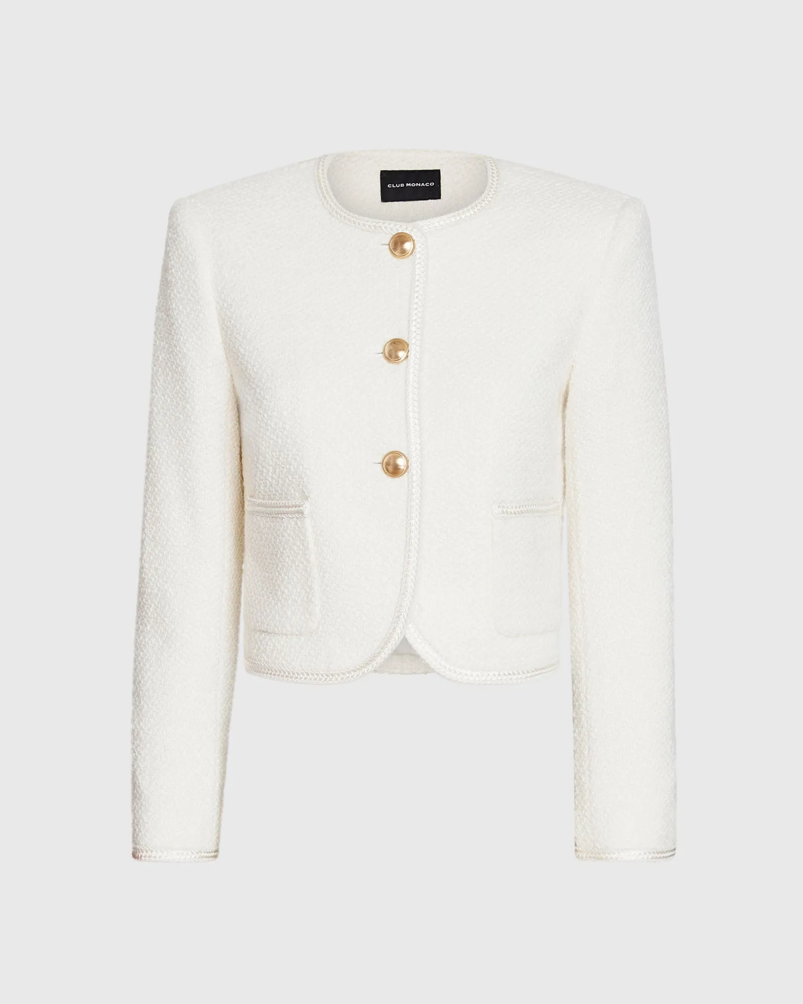 Tweed Cutaway Jacket sold by Club Monaco product image thumbnail 5