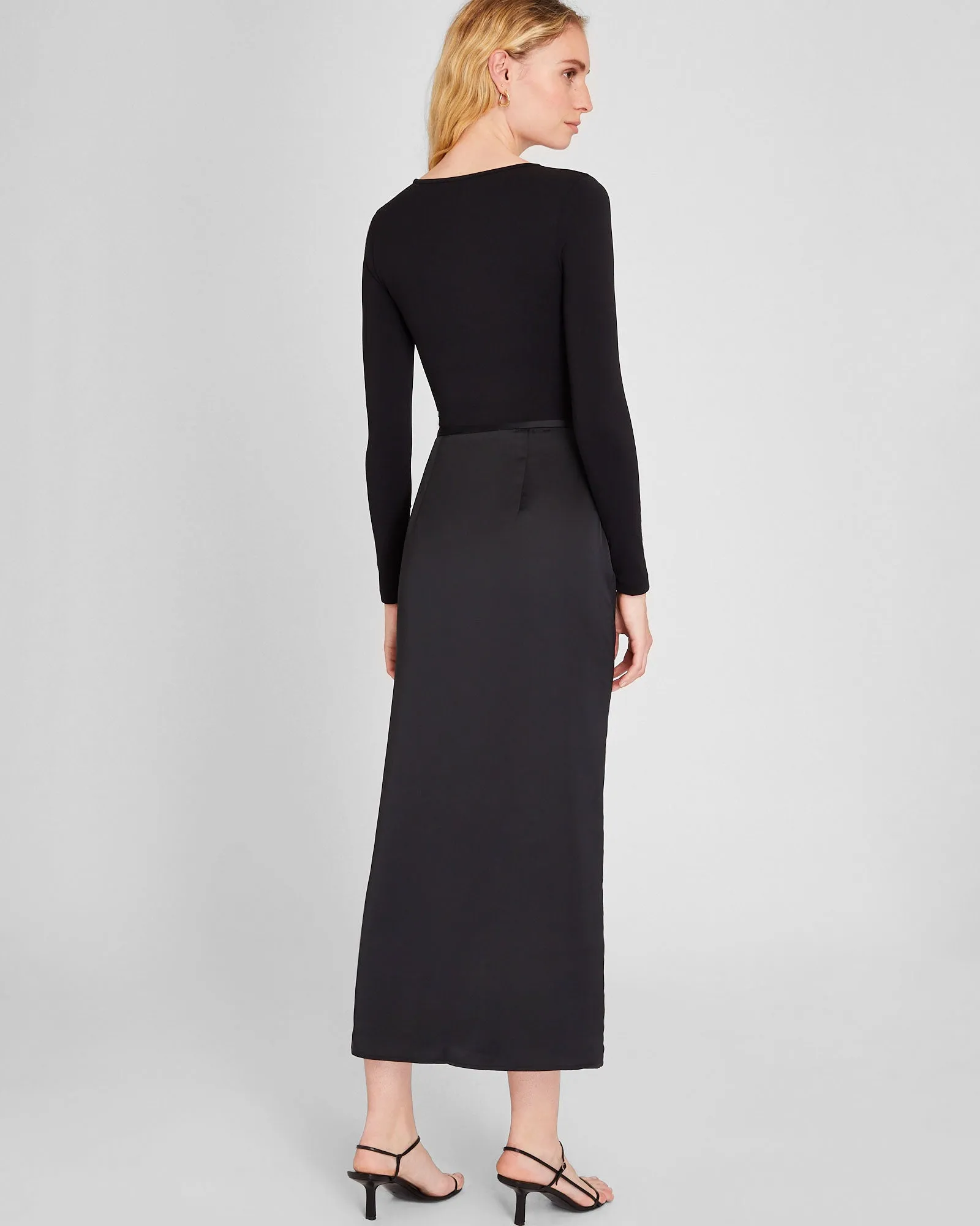 Long Sleeve V-Neck Bodysuit sold by Club Monaco product image thumbnail 3