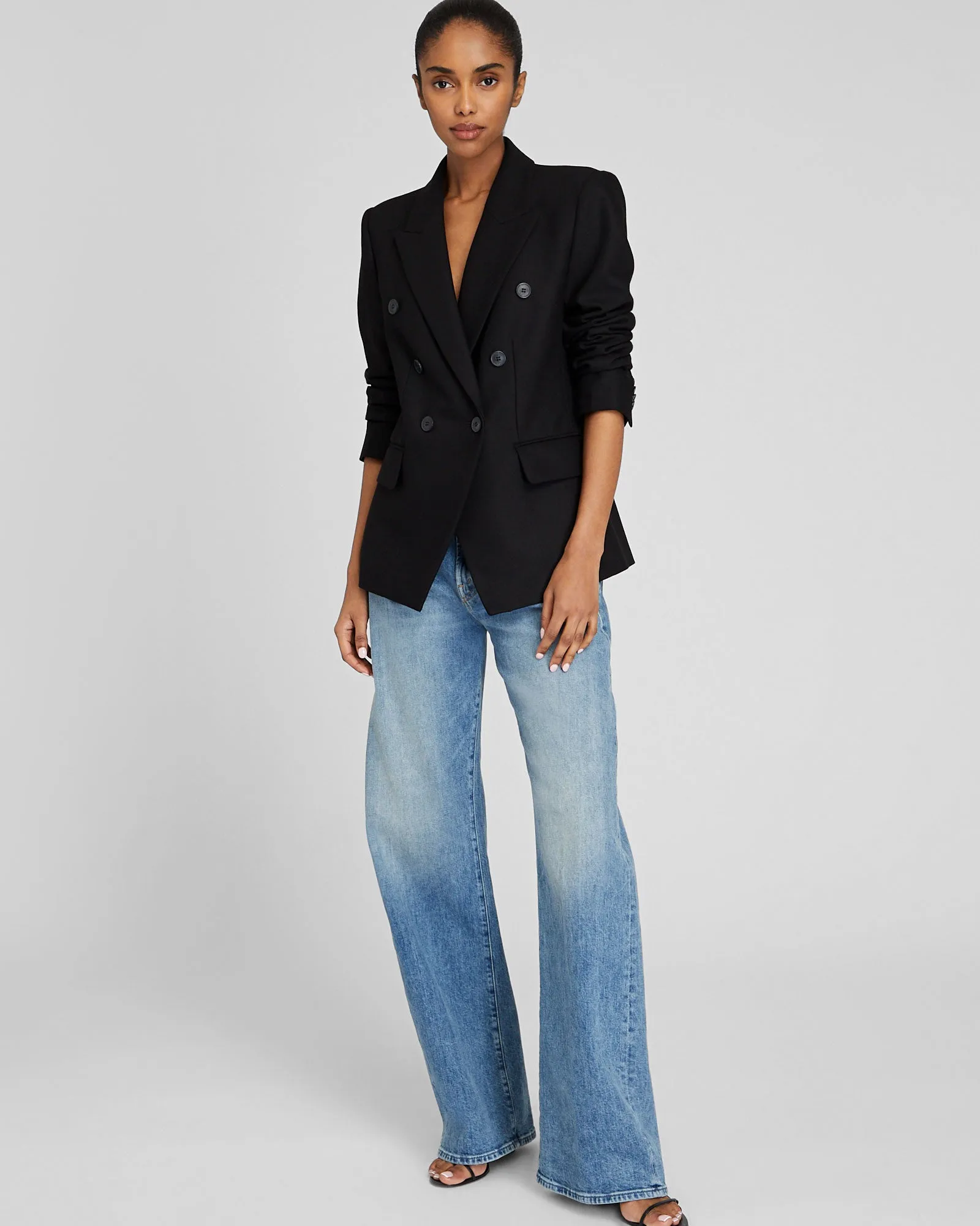 Classic Cutaway Double Breasted Blazer sold by Club Monaco product image thumbnail 4