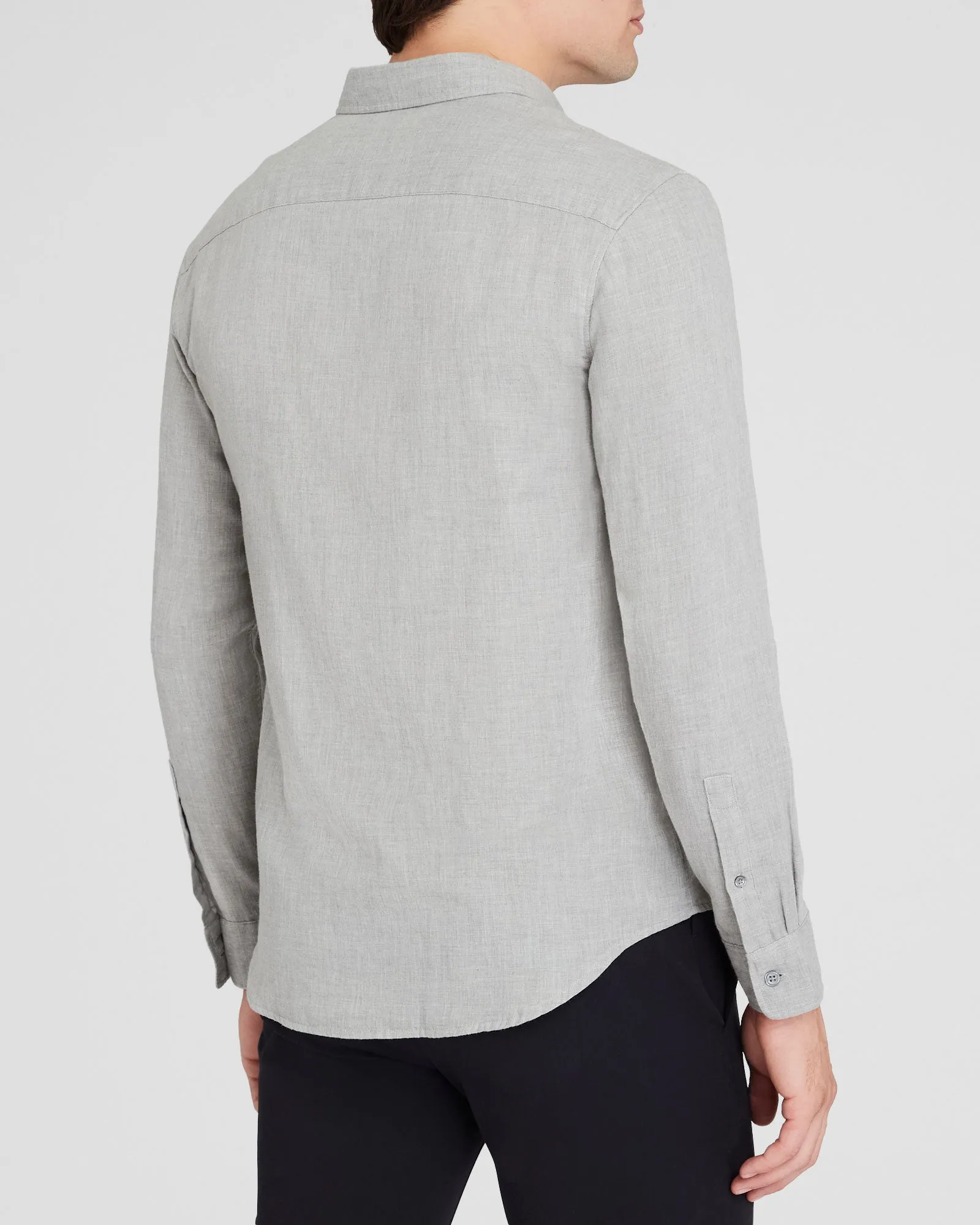 Lightweight Doubleface Long-Sleeve Shirt sold by Club Monaco product image thumbnail 4