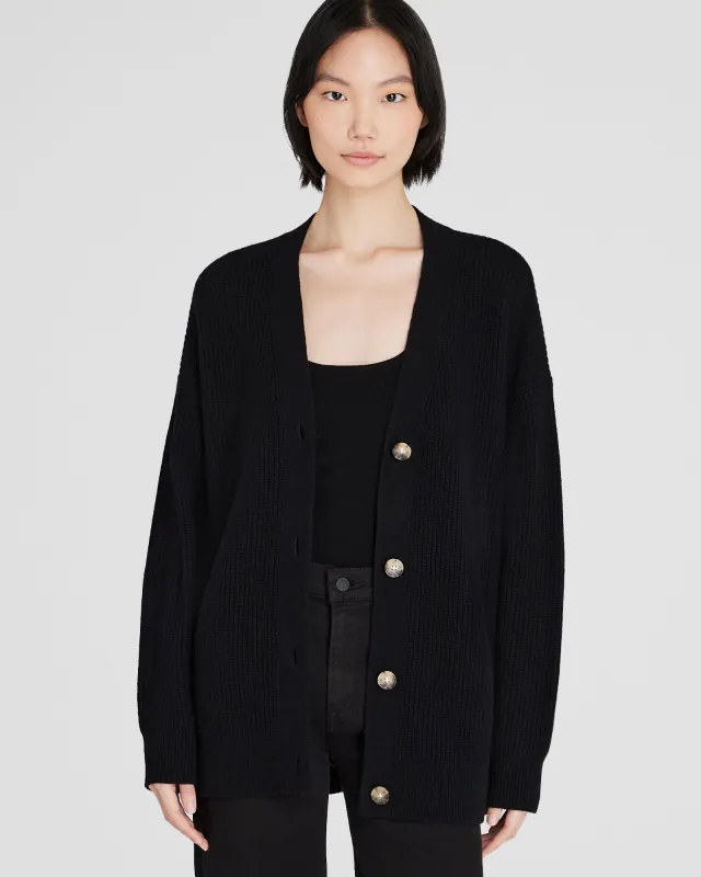 Cashmere Relaxed Knit Cardigan sold by Club Monaco
